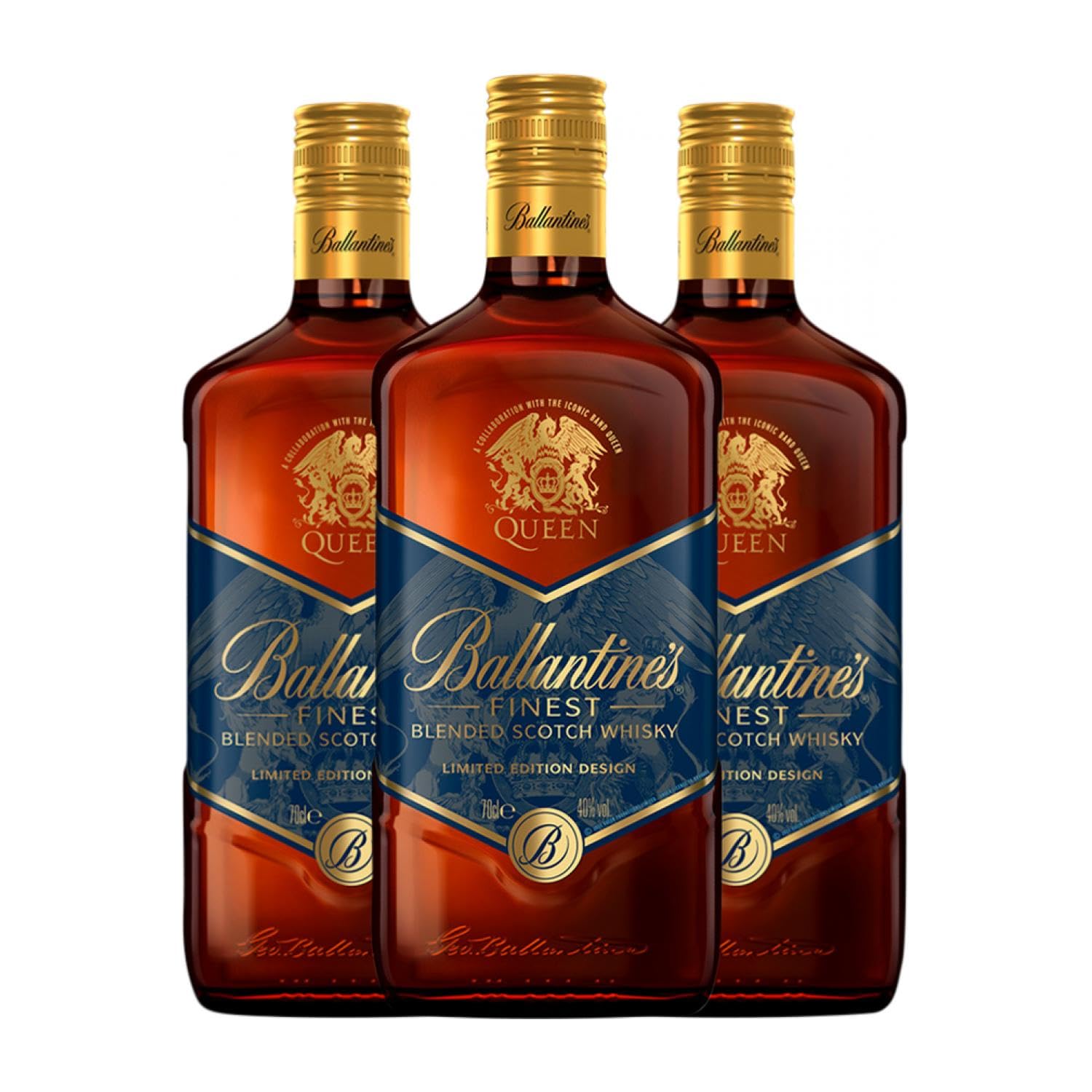 Whiskey Blended Ballantine's Queen 70 cl (Karton mit 3 Flaschen von 70 cl)
