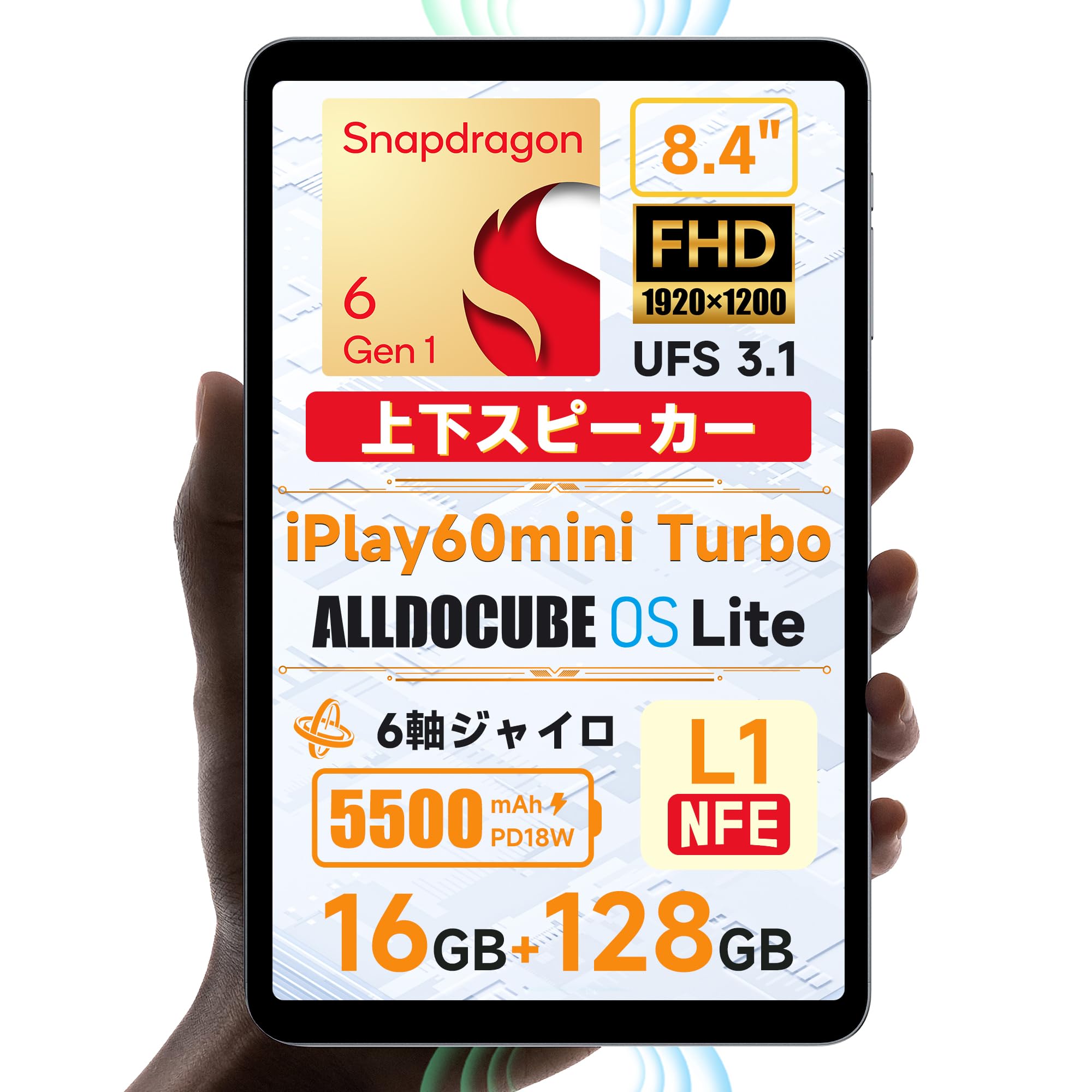 ALLDOCUBE iPlay60 mini Pro 8.4インチタブレット ffe6657437c1b0affaddd13bb6b5b7