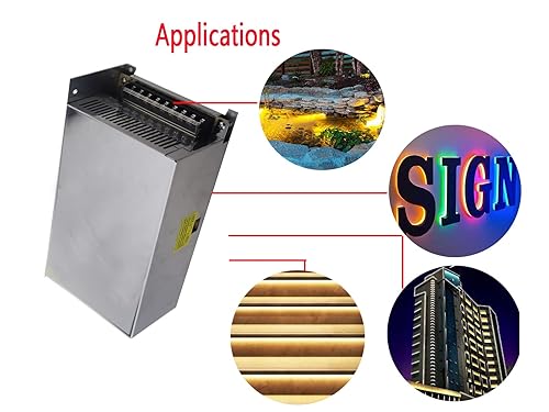 Miniatura 9 de Fuente de alimentación de 12 V CA de 110 V-220 V a CC, transformador de potencia de conmutación universal estabilizado de voltaje para luces LED de