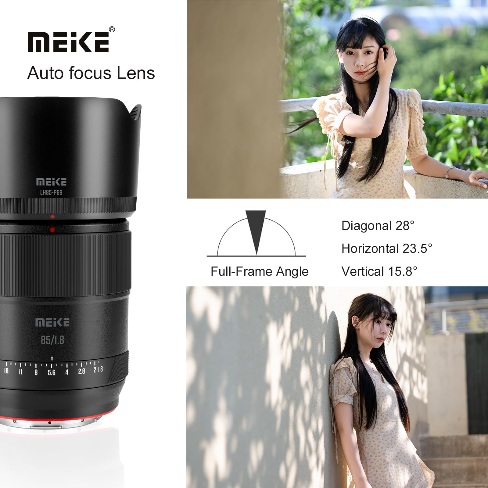 Amazon.com : Meike 85mm F1.8 Pro Auto Focus Medium Telephoto STM
