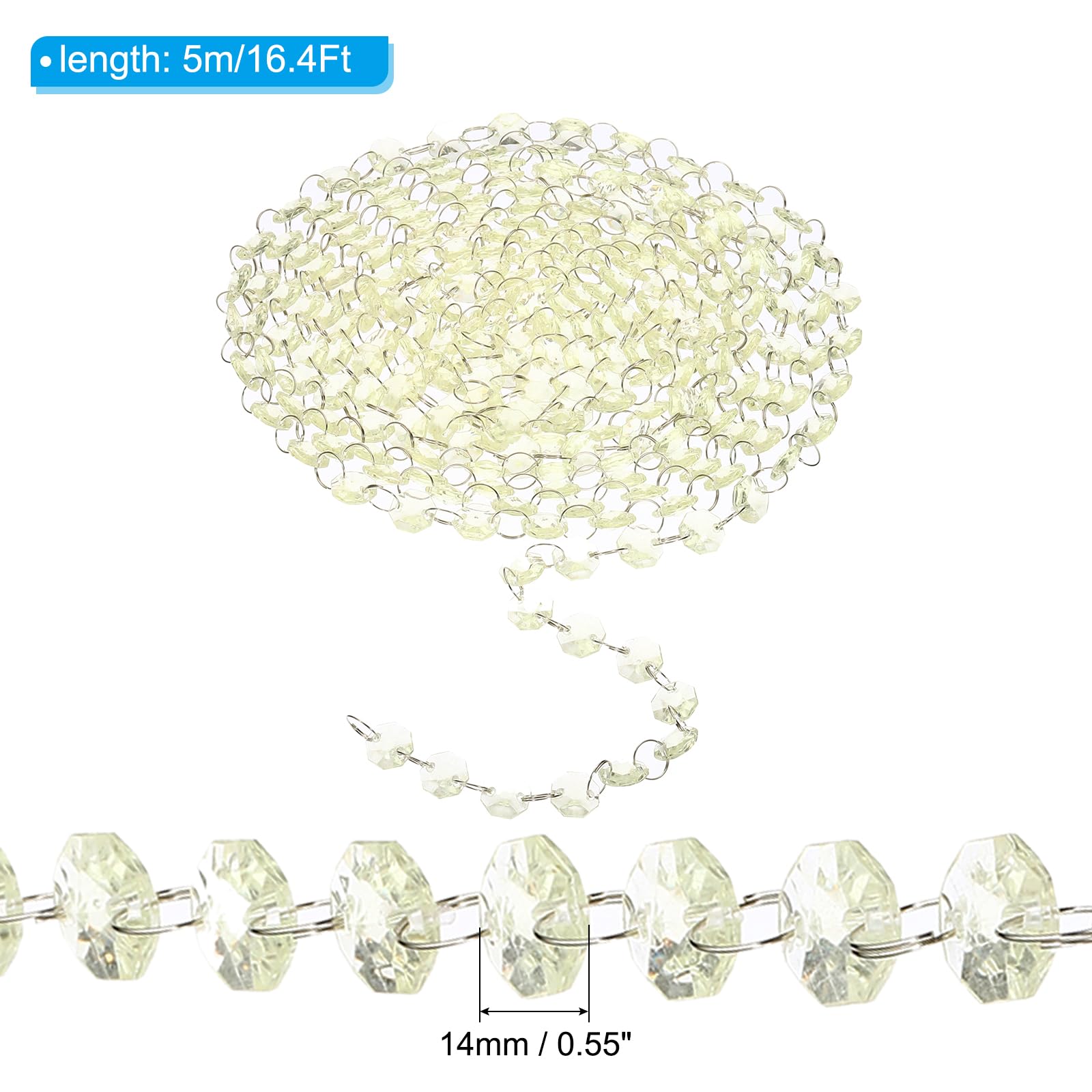 PATIKIL 14 mm Crystal Garland Strands - Image 2