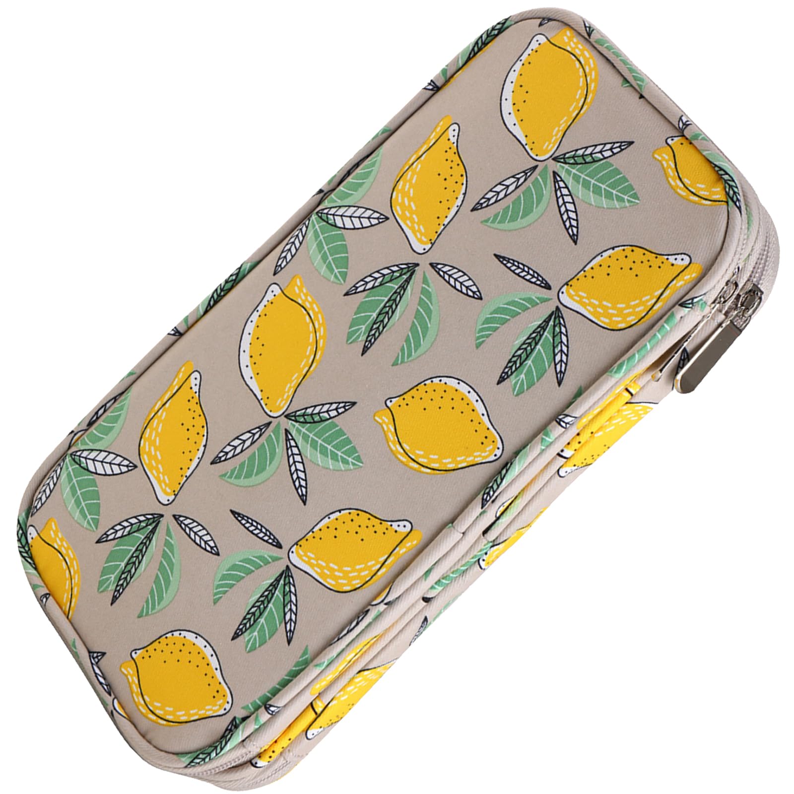 Limtula Stylish Knitting Needle Storage Bag with Spacious Interior Oxfords Fabric Zippers Closures for Crochet and Knitting Tool Yarns Needle Holders