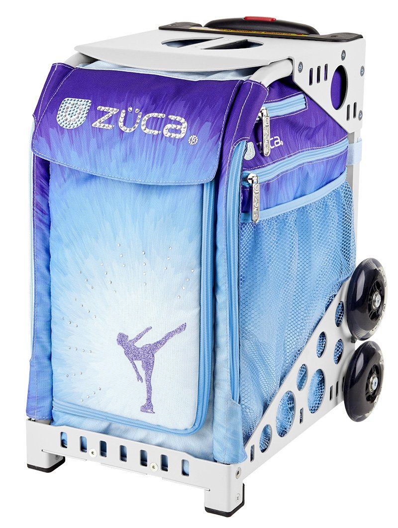 ZÜCA Sport Ice Dreamz Rolling Bag with White Frame (flashing wheels)
