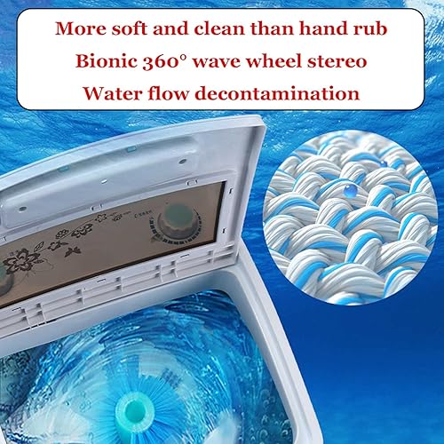 Miniatura 4 de Lavadora portátil semiautomática para el hogar pequeño dormitorio Lavandería 15.4 lbs de gran capacidad Silenciosa y ahorro de energía Adecuado para