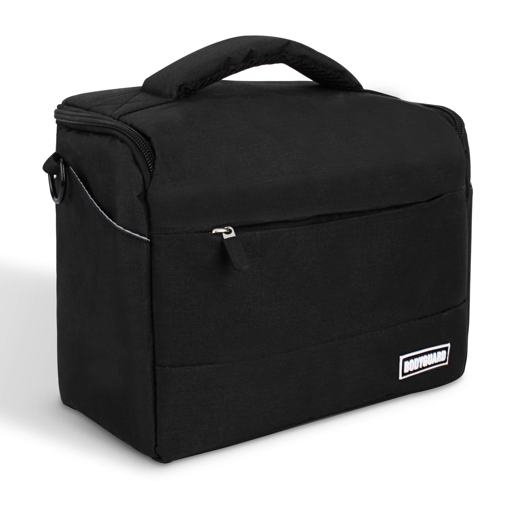 Bodyguard EOS Bundle Tasche für Canon Spiegelreflexkamera EOS 4000D 2000D 1300D 1200D + Qualitäts Ersatz-akku LP-E10