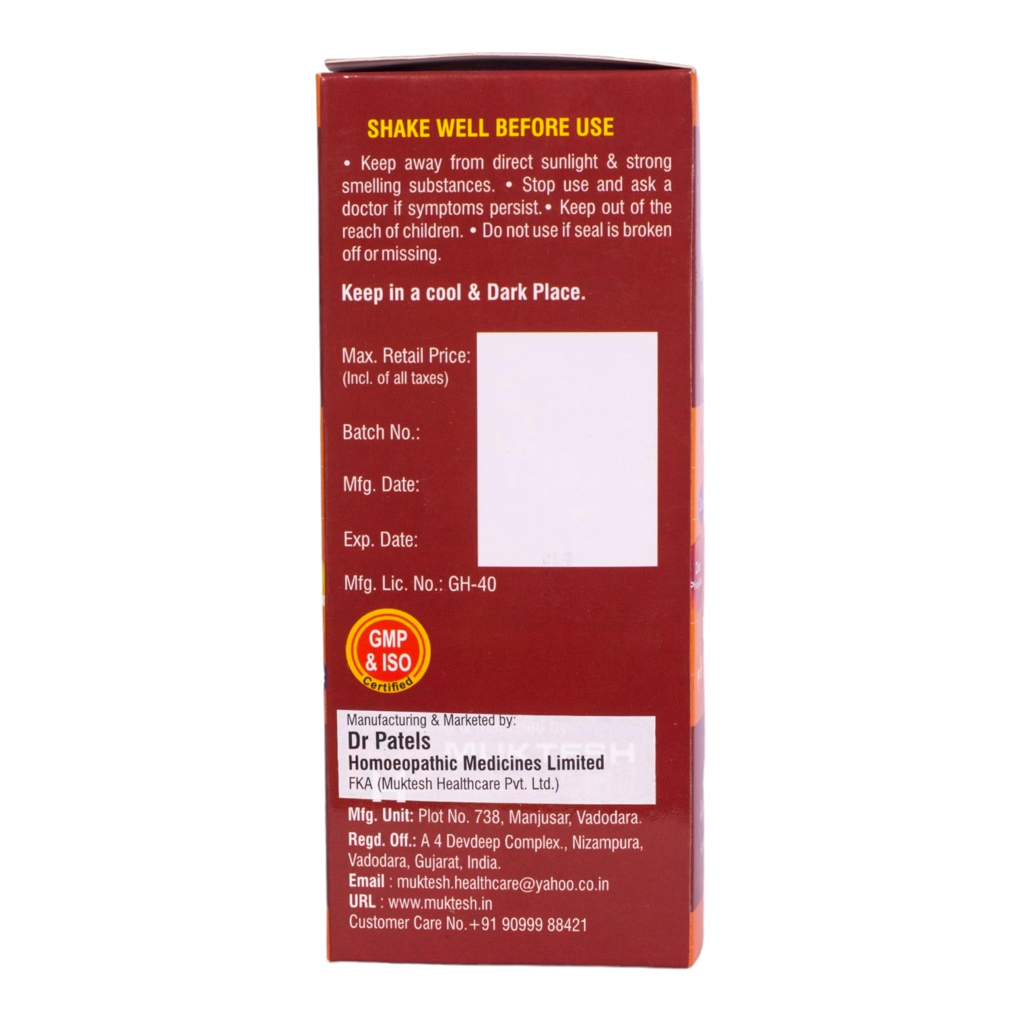 Dr. Patel's Homeopathic Alfalfa B12 Syrup | A Health Tonic that Supports Appetite, Reduces Stress, Boosts Energy - 500 ML (Pack of 2) 3