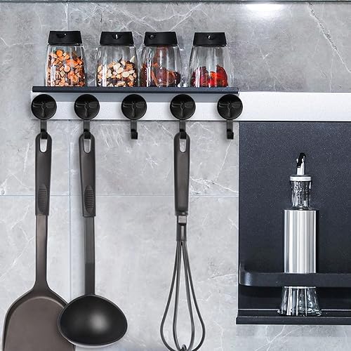 Miniatura 7 de Ganchos magnéticos, colgador magnético confiable resistente para superficies y puertas de metal (paquete de 4)