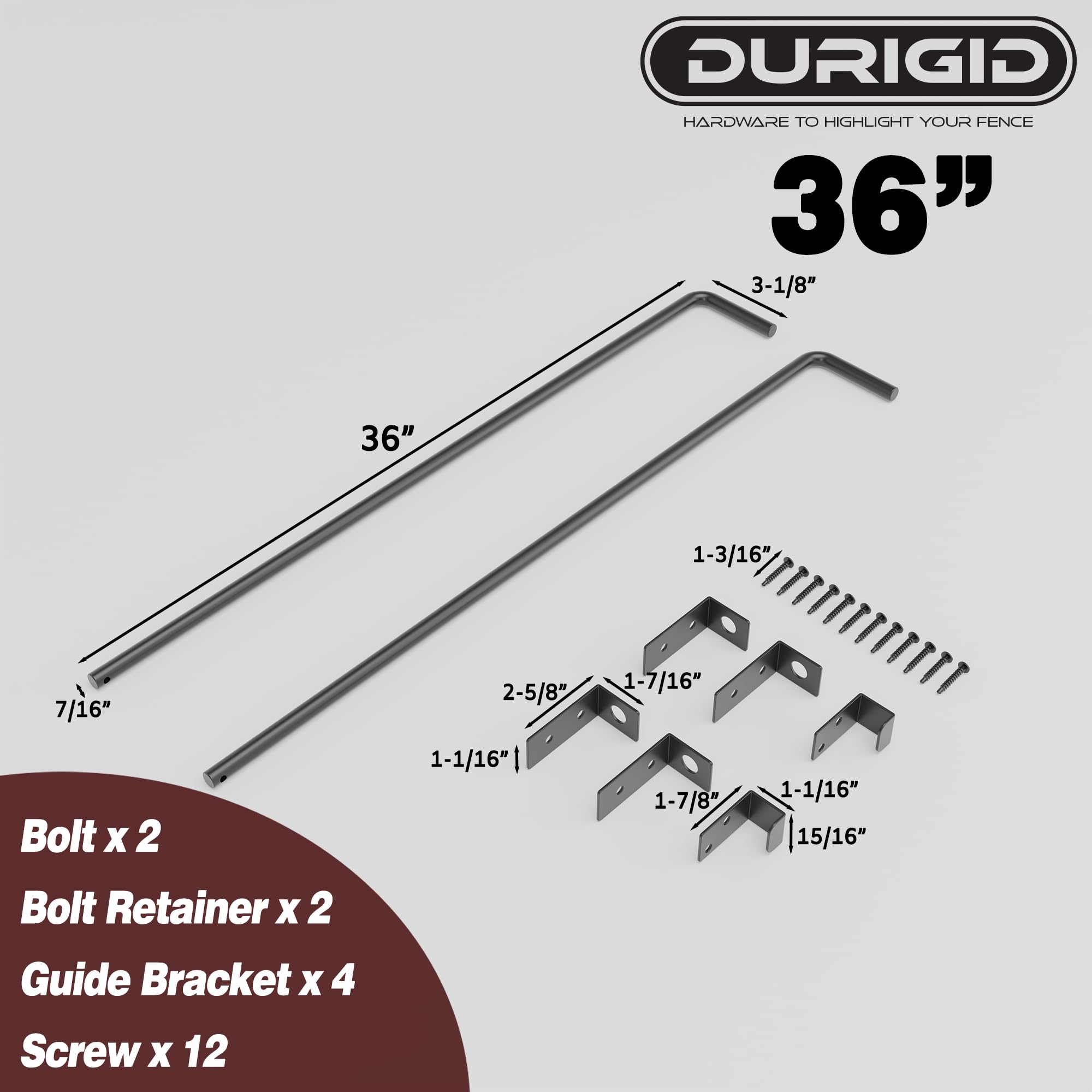 24 Cane Bolt Drop Rod For Gate, Heavy Duty Gate Nigeria - View #5