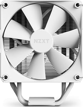 NZXT T120 Air Cooler   RC-TN120-W1   CPU hava so utucu   120 mm PWM fan   do rudan temas teknolojisi   4 bak r  s  borusu   iste e ba l  2 fan m mk n   Intel ve AMD soket i in uygun   beyaz