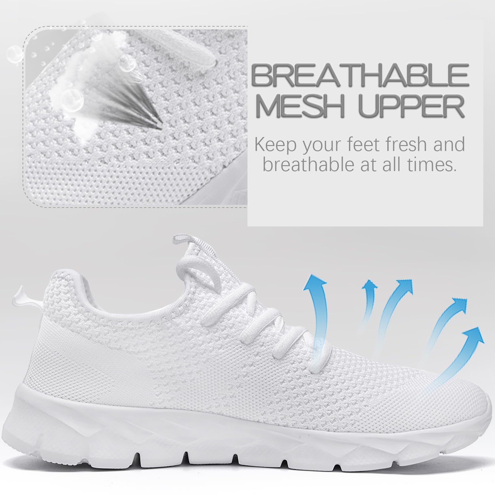 ZGPWZWL Uomo Running Corsa Scarpe Sneakers Ginnastica Camminata Casual Jogging Trekking Tennis Outdoor Fitness Sportive Palestra