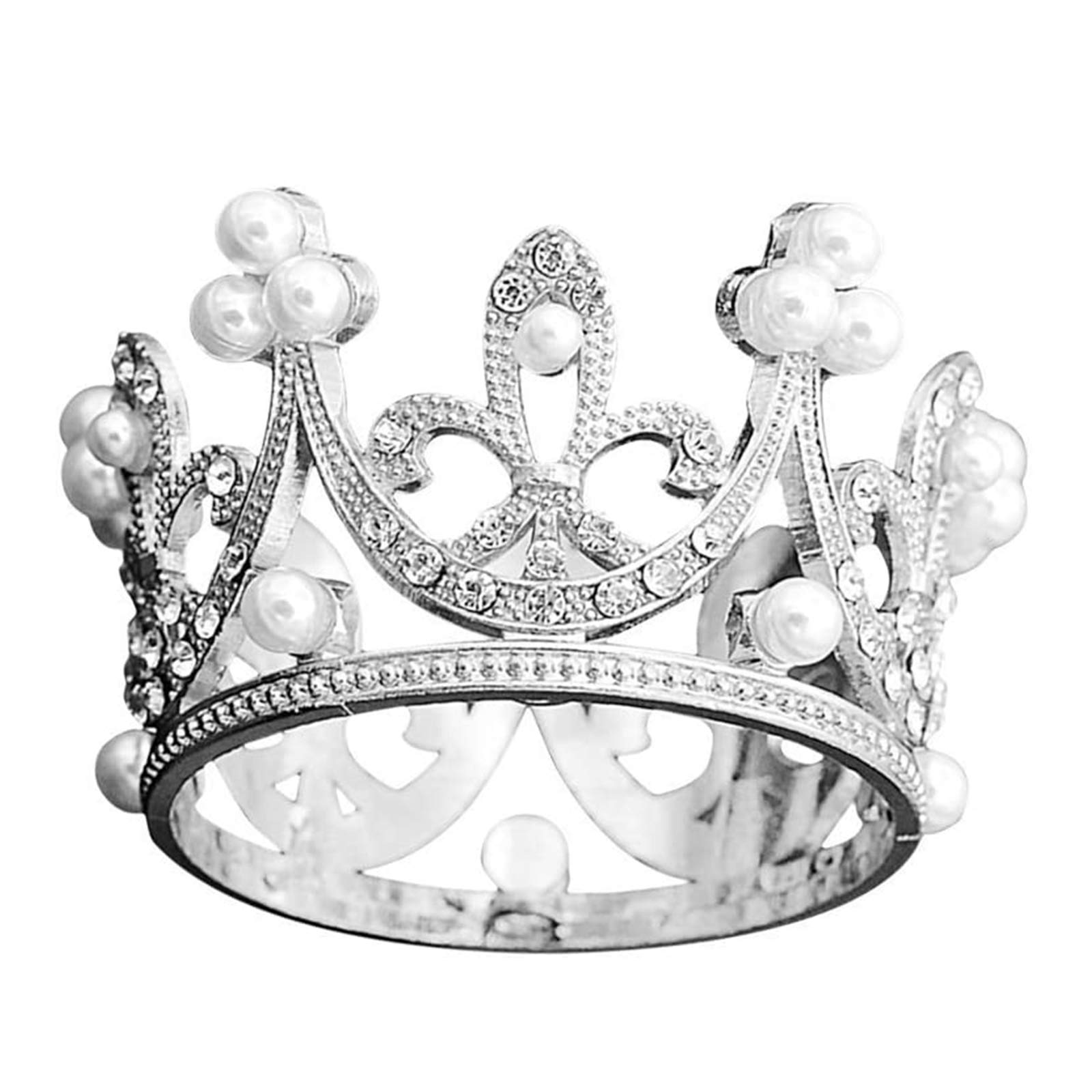 Elegant Mini Silver Tiara Amazon.com : Bseash Mini 4.4 main image 3