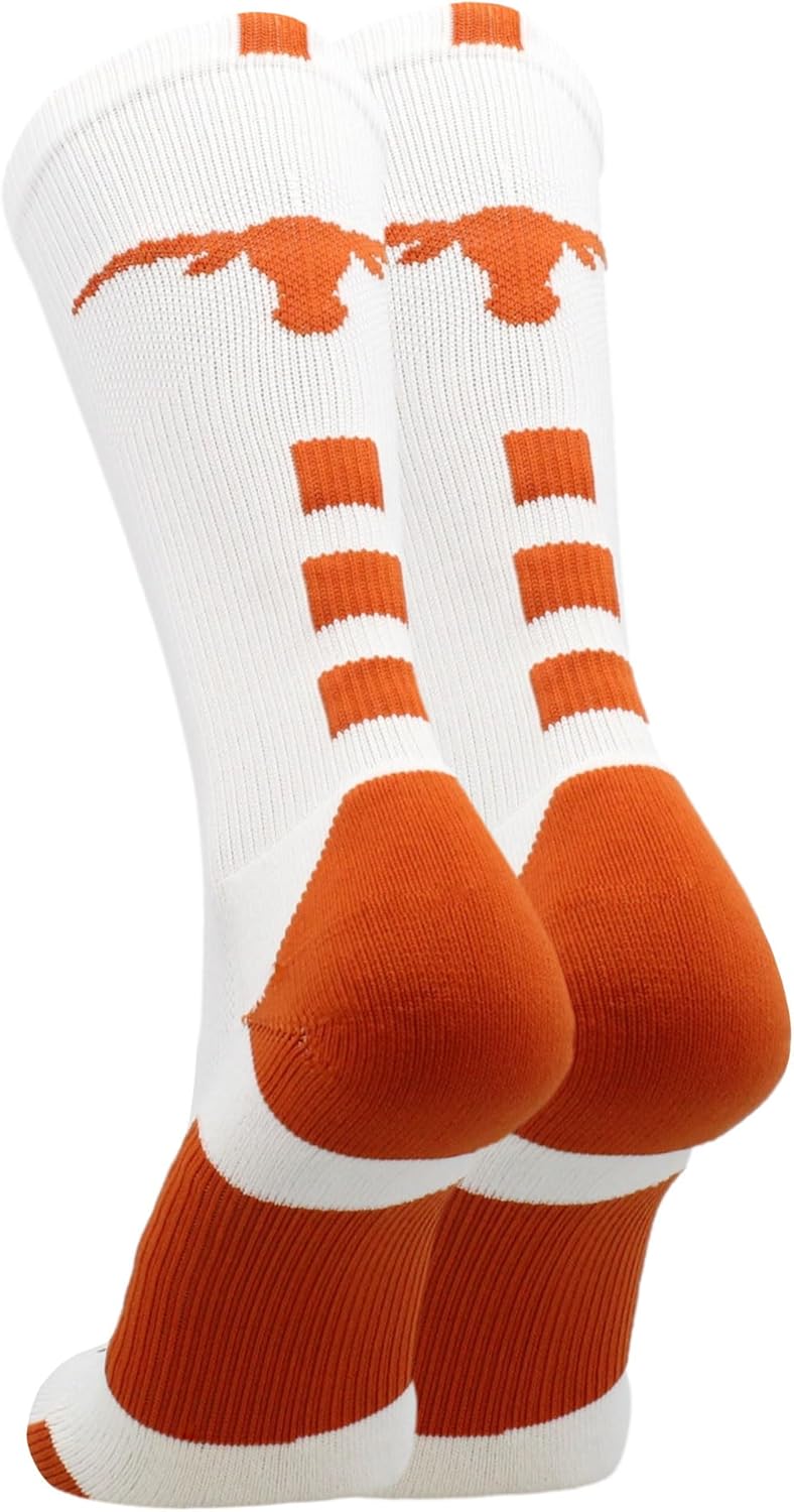 TCK Texas Longhorns Socks Baseline Crew - Image 2
