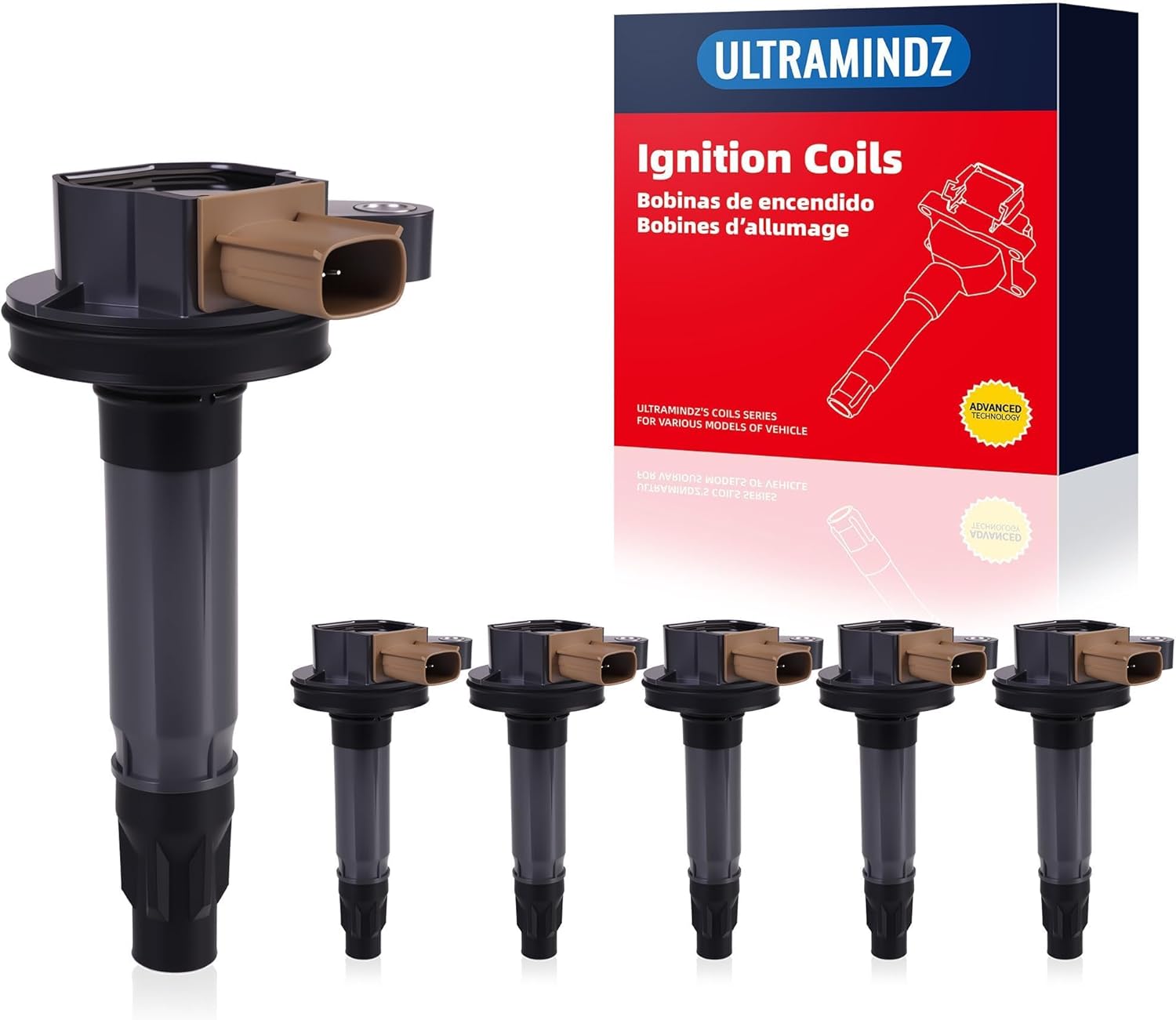 Ignition Coil Pack for Ford 3.5L EcoBoost F150 2011-2016/Expedition 2015-2017/Explorer Taurus SHO Flex 2013-2019/Transit-150/250/350 HD 2015-2023 for Lincoln 3.5L Navigator 2015-2017/MKS MKT 2013-2019