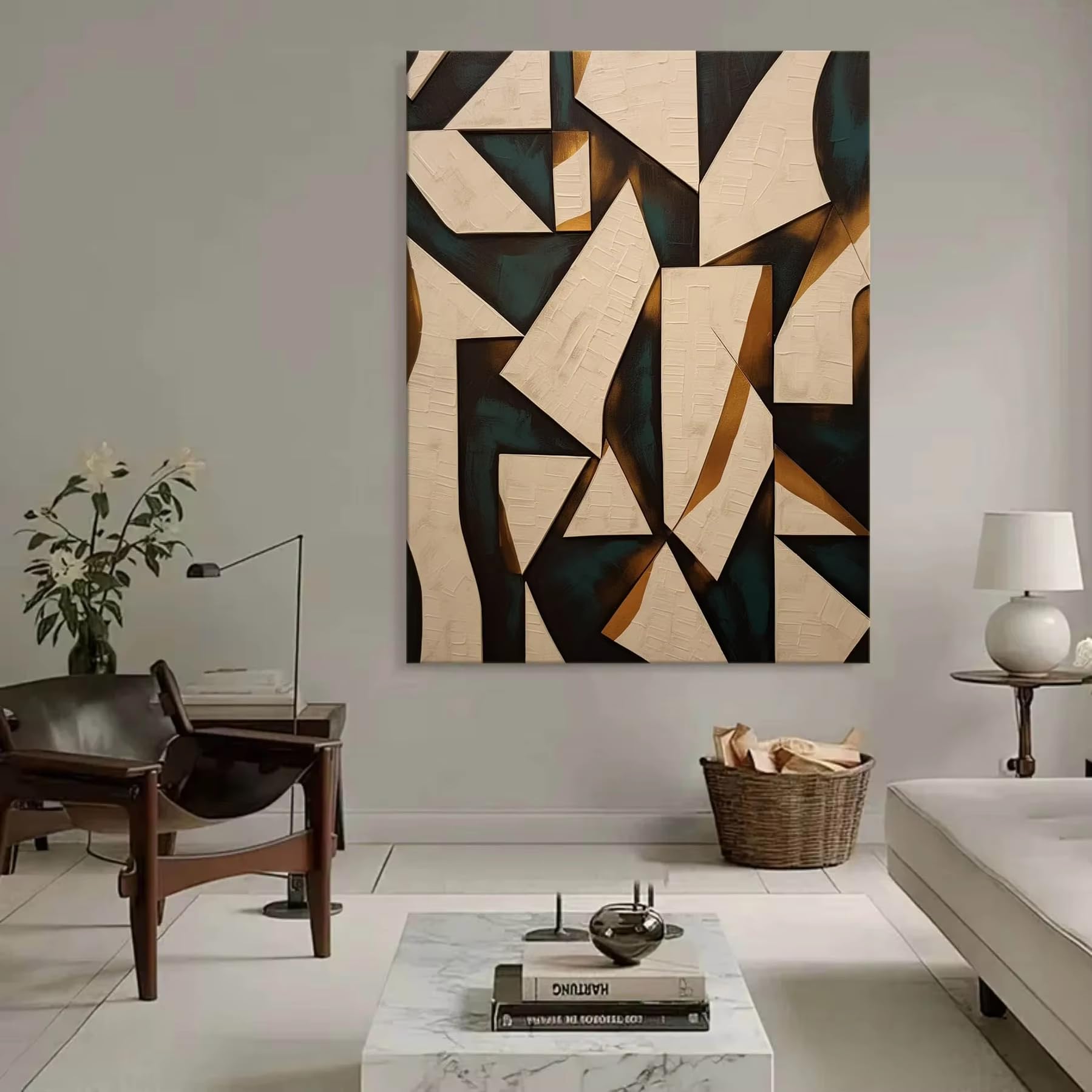 DFZEWKI Wall Art Painting Canvas Abstract Painting Large Wall Decor for Living Room Decor(70x90cm(26x35in)/No frame)