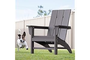 Modern Adirondack Chair: Comfort & Style in Slate Gray