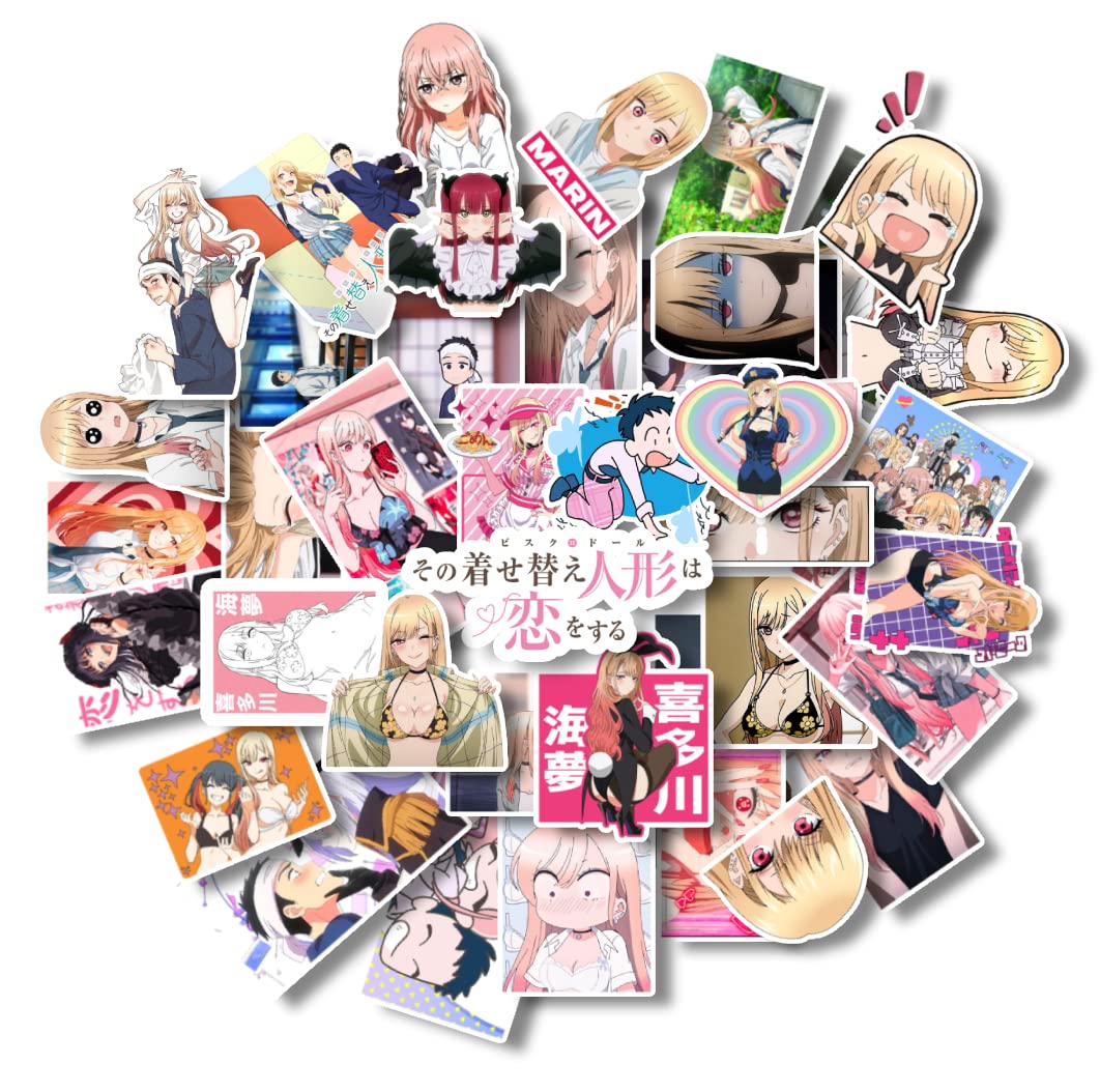 My Dressup Darling Pack of 42 Anime Sticker Perfect for Laptop Computer Car Water Bottle Travel Case Guitar Luggage Motorbikes (Hd Colors, Non Residue Removal, Waterproof) (B0BRQZ7SB3) Amazon Price History, Amazon Price Tracker