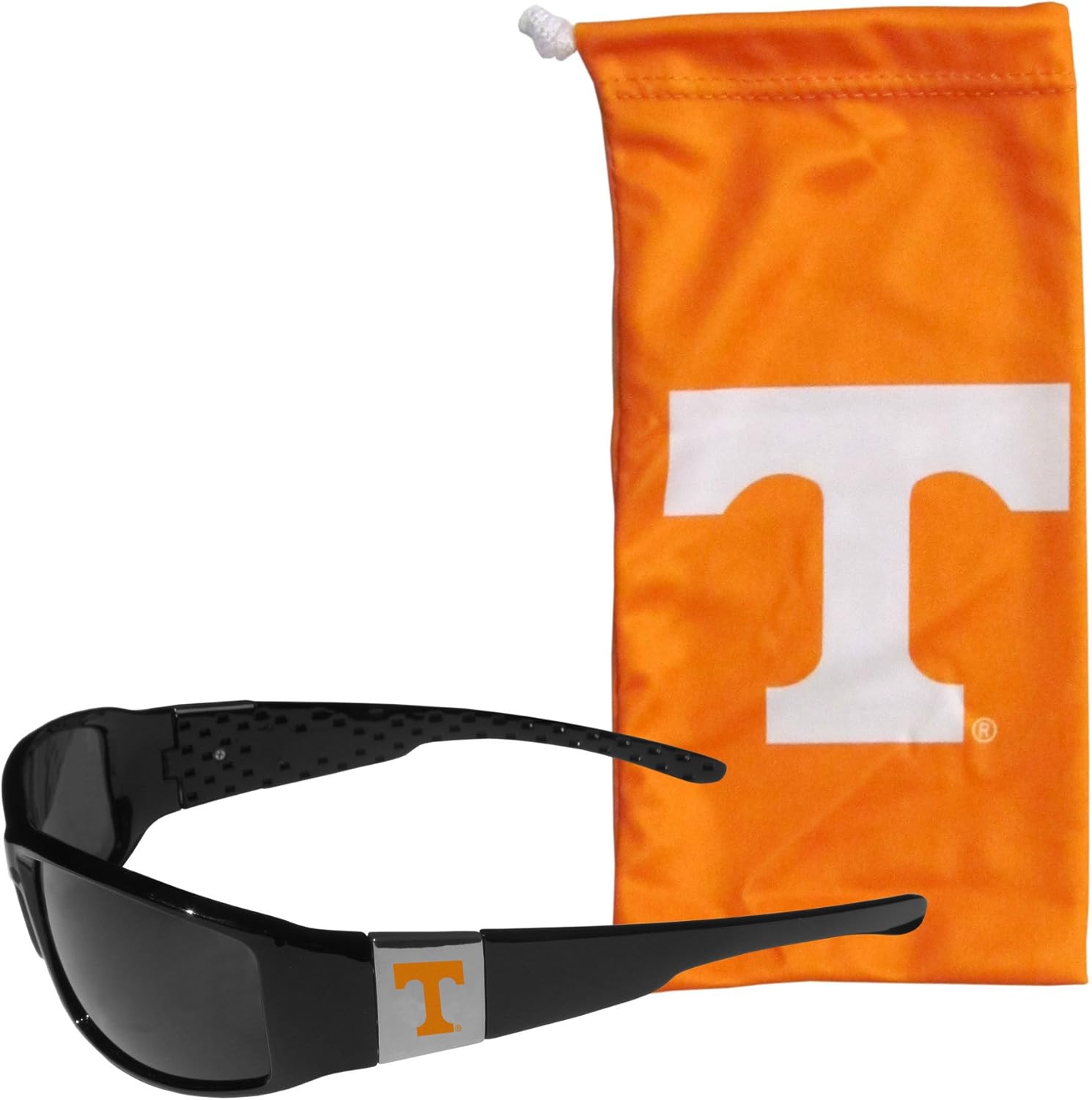 Siskiyou Sports NCAA unisex Chrome Wrap Sunglasses and Bag