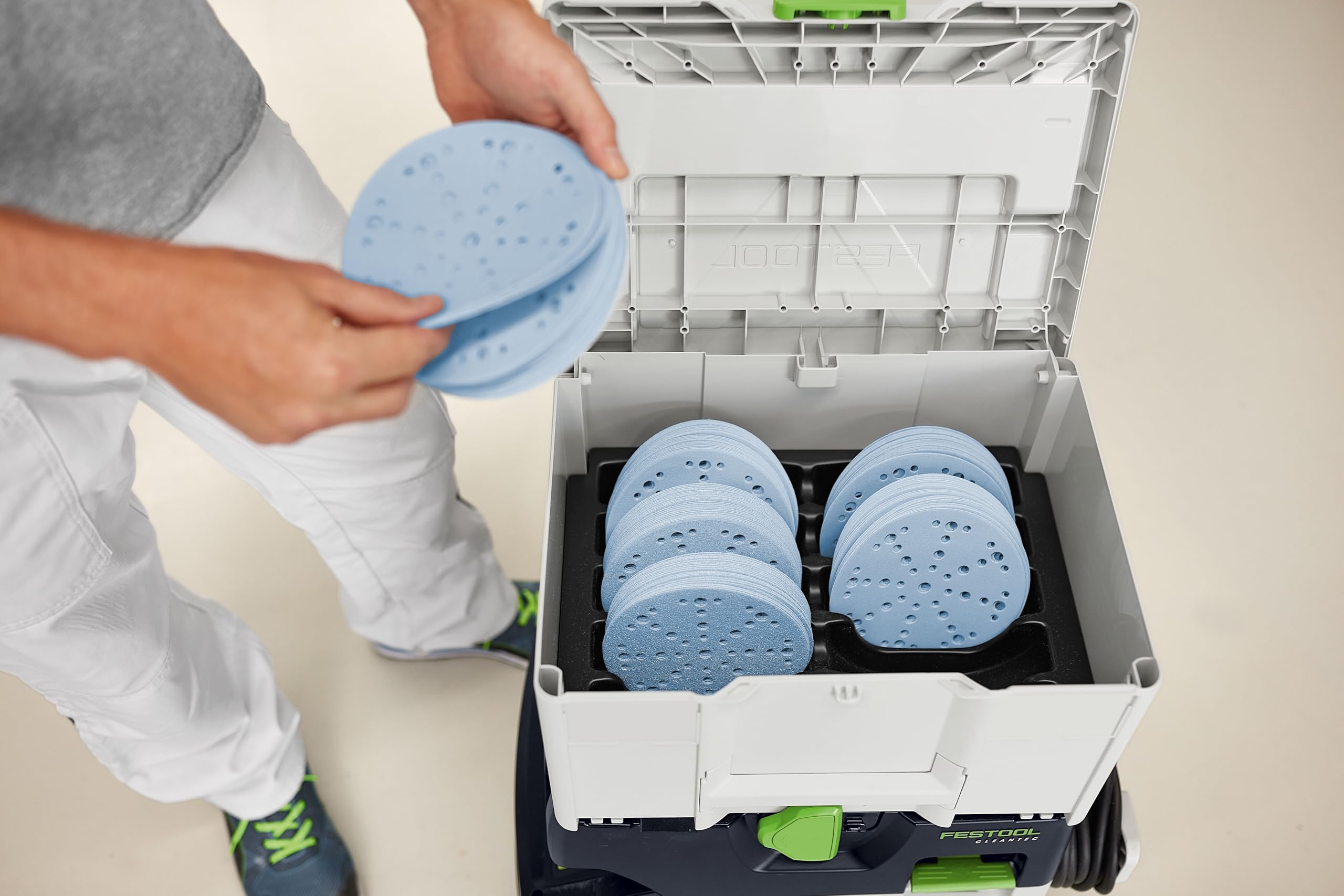 Festool Systainer³ SYS-STF D150 GR-Set de abrasivos granate
