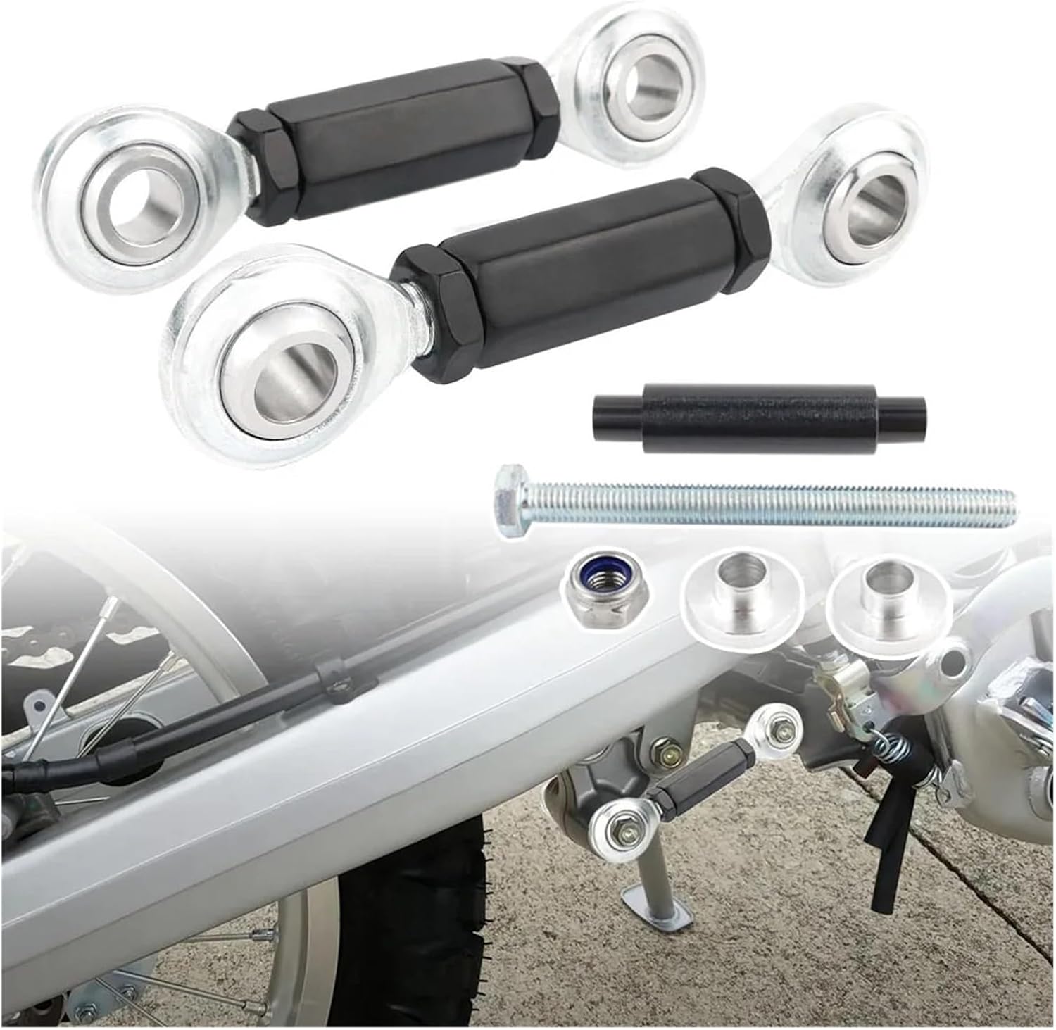 ズーマー ロンホイ太足化 直吊りプレート サスペンションアダプター