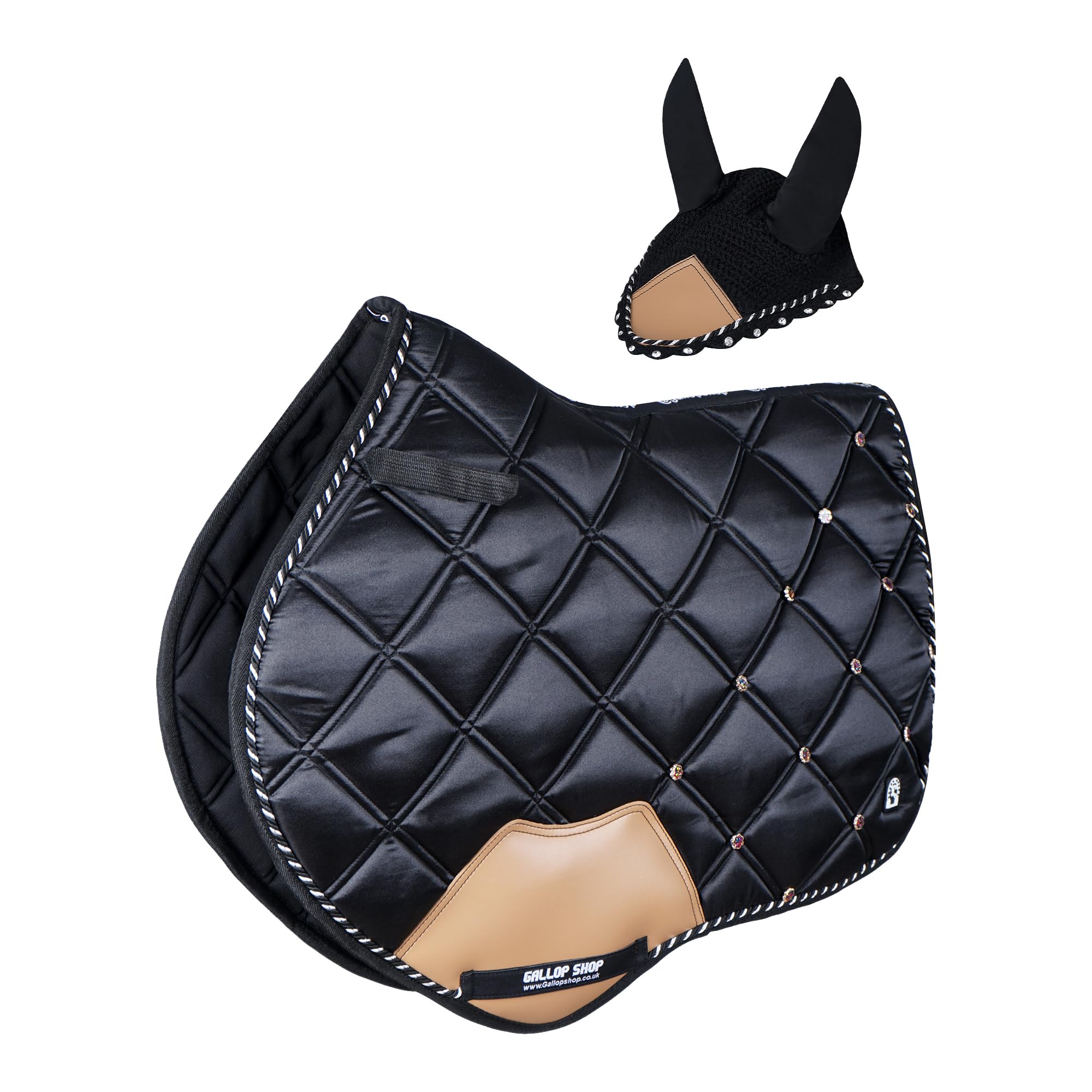 Gallop Shop Crystal-Adorned Close Contact Saddle Pad Sets