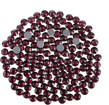 Hotfix Rhinestones Bulk, Amethyst, SS6, 8000pcs