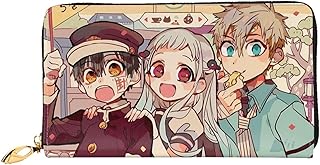 [YINGD] 自縛少年花子くん 長財布 人気 メンズ 本革 大容量 薄型 サイフ ミニ財布 ビジネス 小銭入れ ラウンドファスナー 薄い レディース