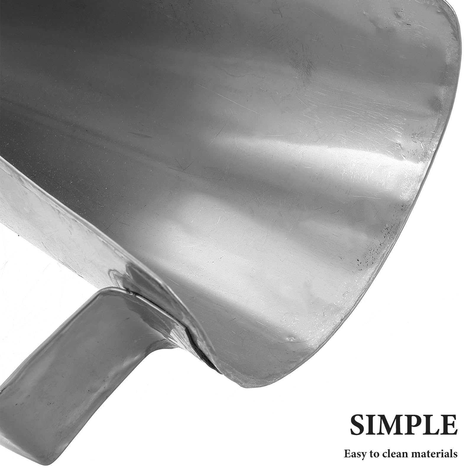 SHINEOFI Imbuto per Confezionare Artigli di Pollo Design Rapido in Ferro Argento per Imballaggio Alimentare con Bocca Larga e Base Stabile e Piccoli Alimenti