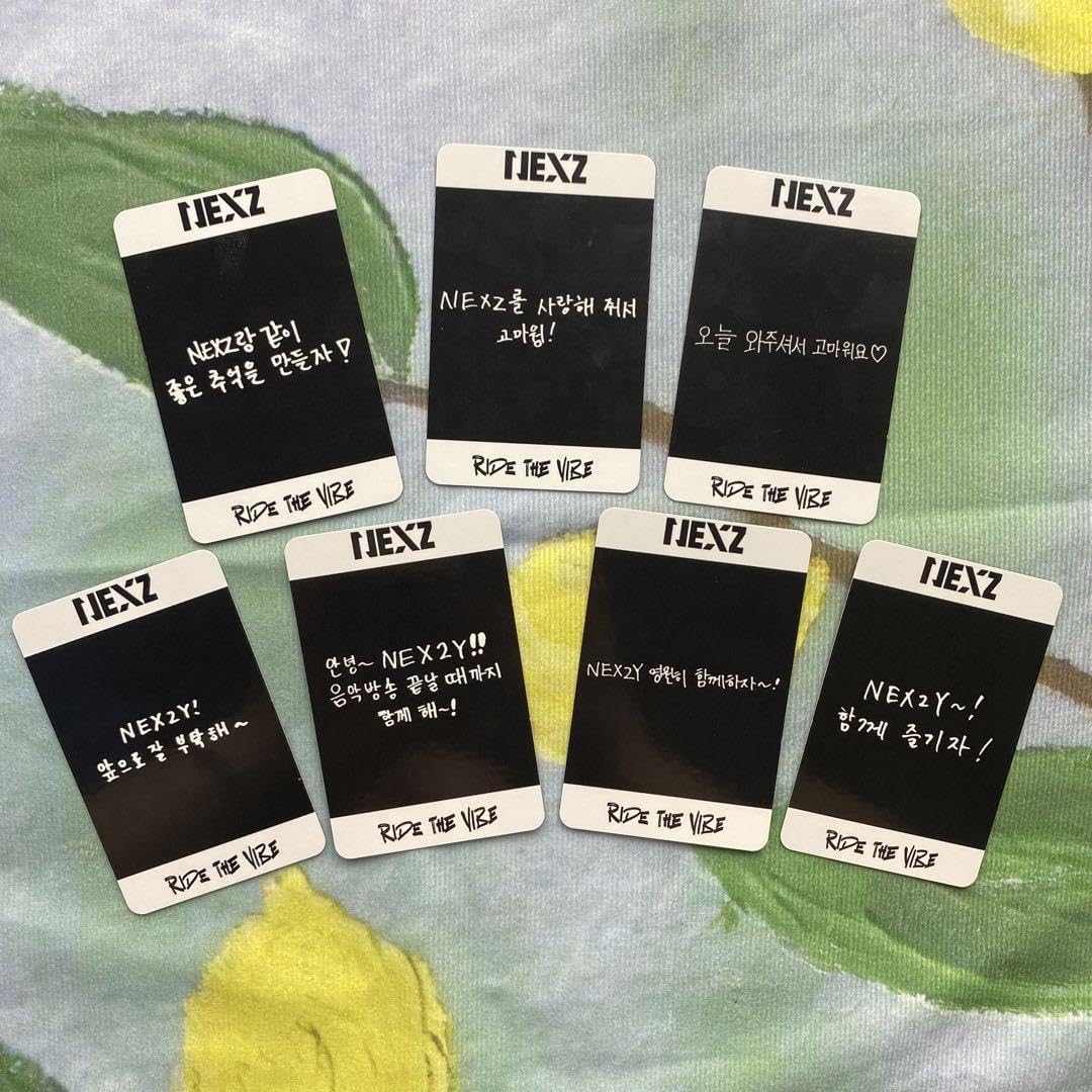 Amazon.co.jp: NEXZ RIDE THE VIBE サノク トレカ 7枚 セット : おもちゃ 