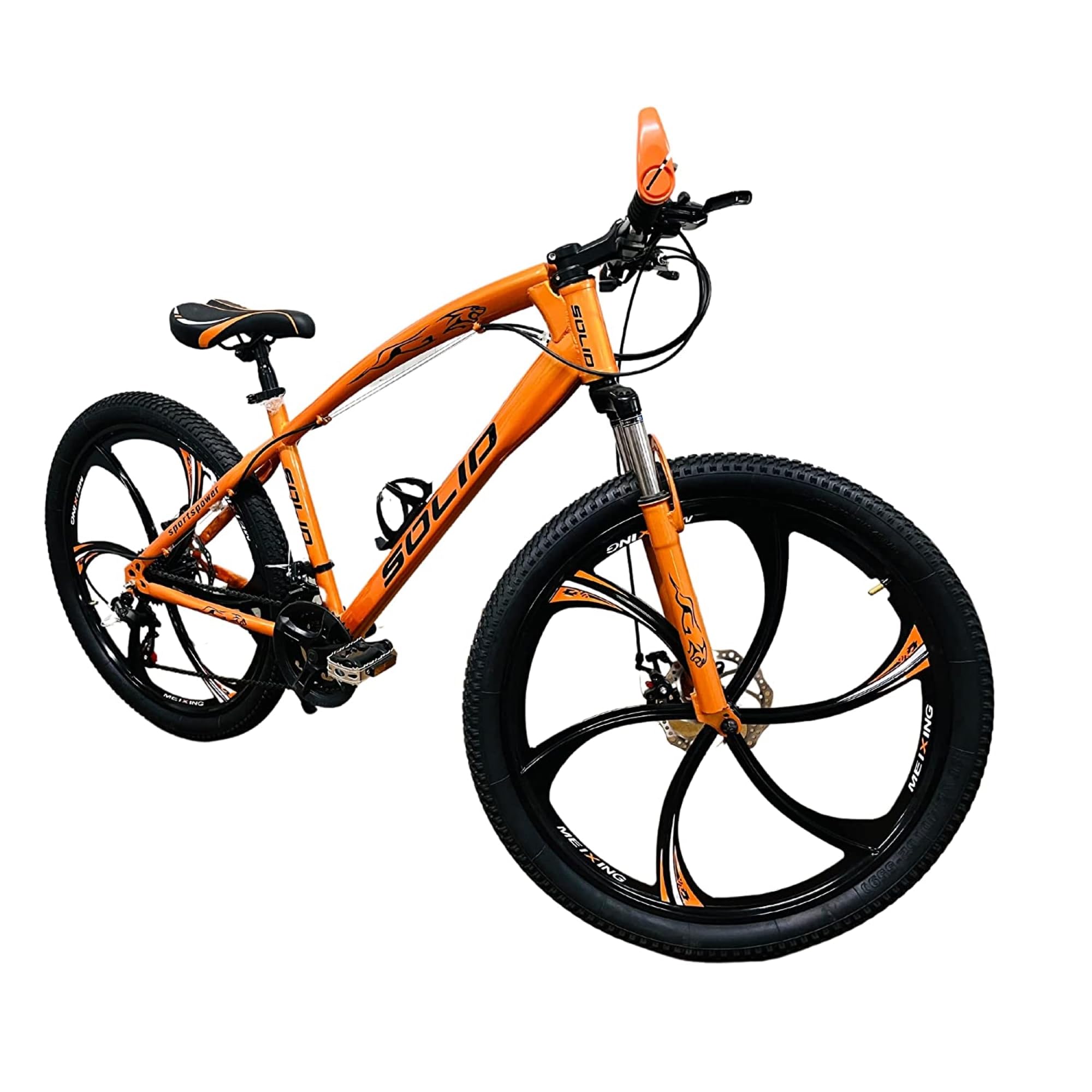 Dunedin MTB Shimano Ultra 21 Speed (7x3) Special Edition Bicycle with Dual V-DISC Brake, 26" Alloy Wheels, Carbon Steel Frame and 3 Layered Ultra CHROMIC Paint (whait jeguar) (B0DJC5YT8W) Amazon Price History, Amazon Price Tracker
