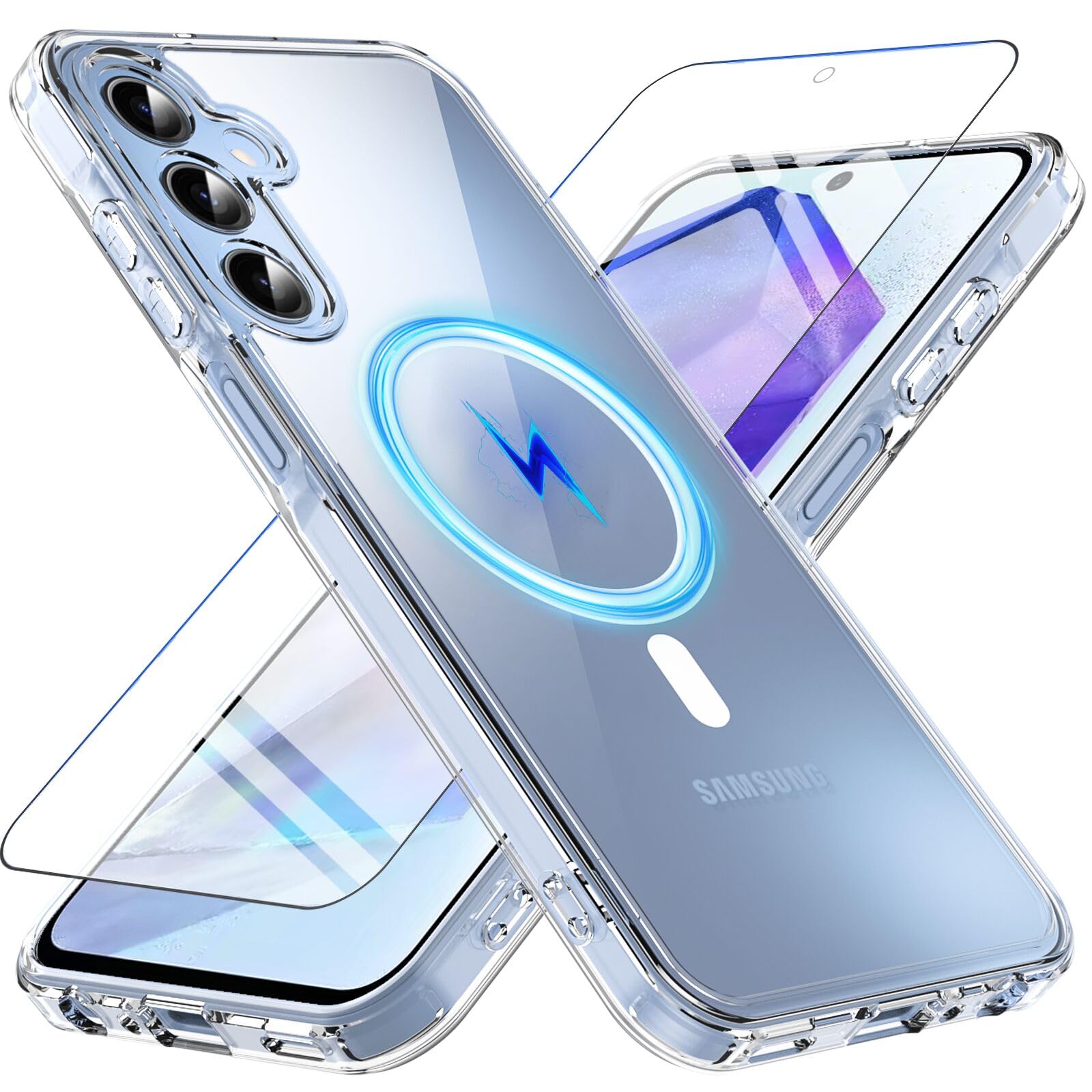 Amazon.com: BESINPO Magnetic for Samsung Galaxy A25 5G Case