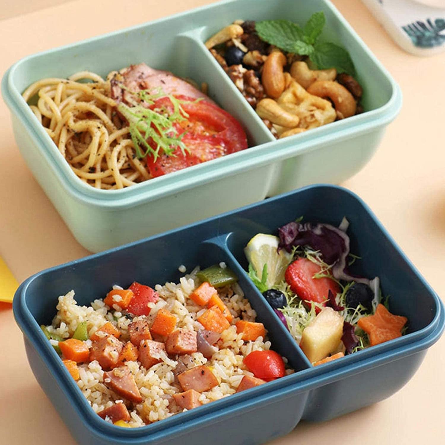 Amazon | お弁当箱 おべんとう箱 850ml 大容量 ランチボックス 付き 