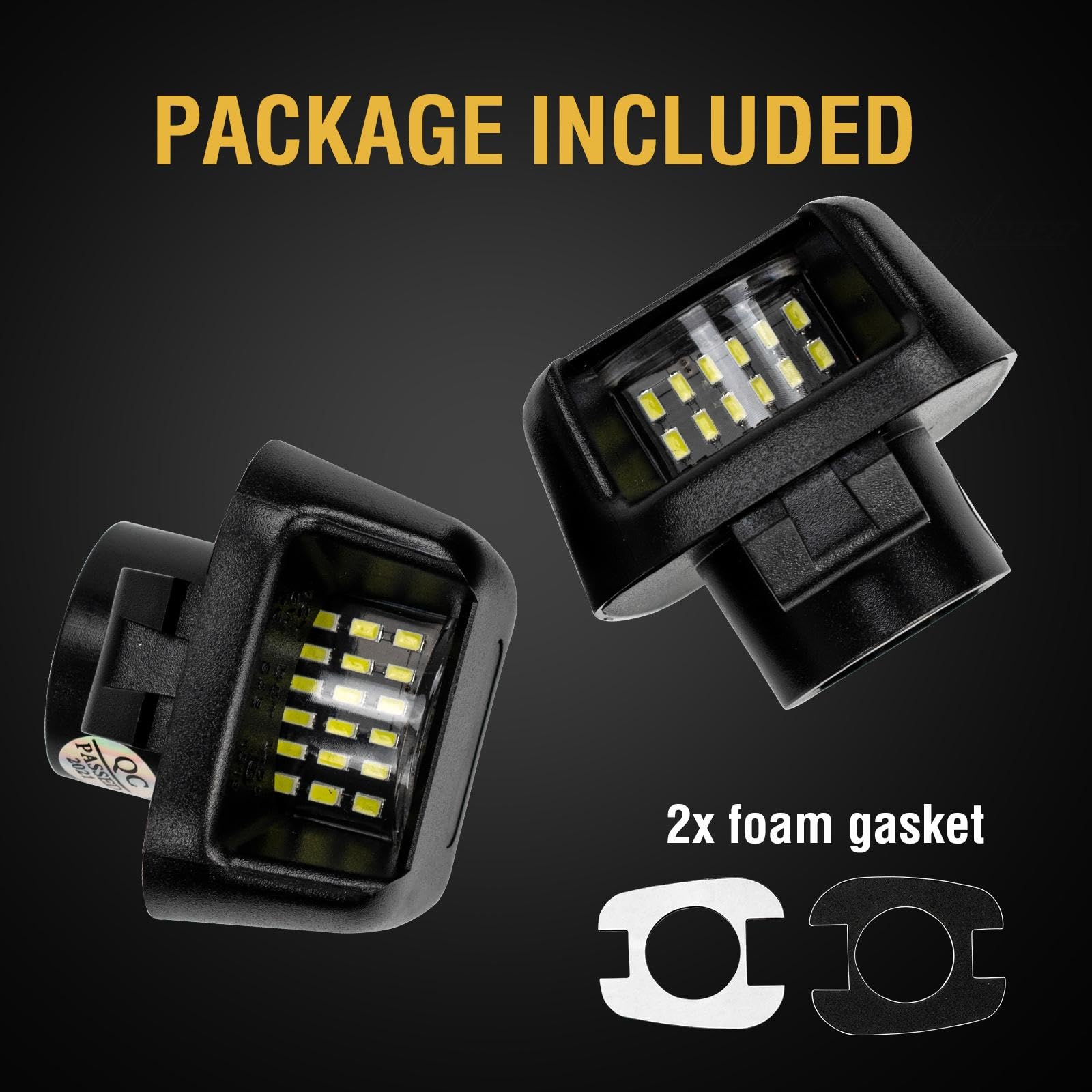 Éclairage de plaque d'immatriculation LED pour Nissan Navara D40 Frontier 2007-2019 Titan Xterra Armada Suzuki Equator avec tube de néon à LED rouge