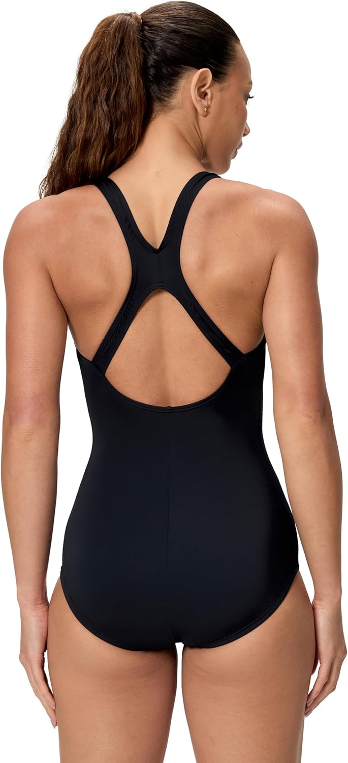 Speedo Womens Swimsuit One Piece Powerflex Ultraback Solid