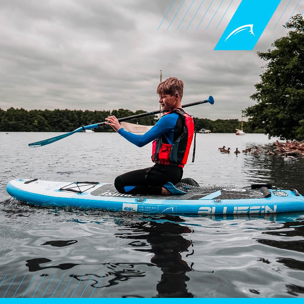 Bluefin Package for Cruise SUP | Inflatable Stand Up Paddle Board | Fiberglass Paddle | Kayak Conversion Kit | All Accessories | Multiple Size: 10'8, 12', 15'