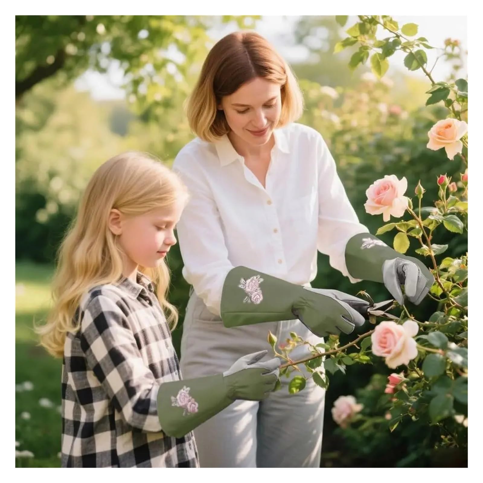1 paire de gants jardinage, d'élagage respirants pour Homme et Femme