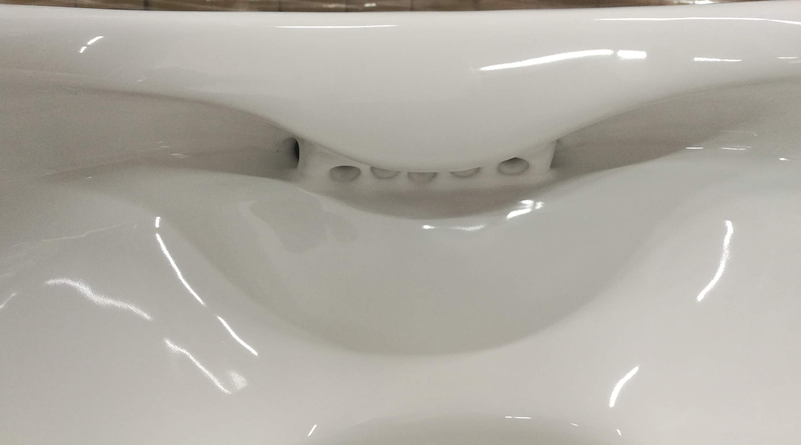 Coppia Sanitari Sospesi Rimless senza brida linea tonda dimensioni ridotte coprivaso soft-close