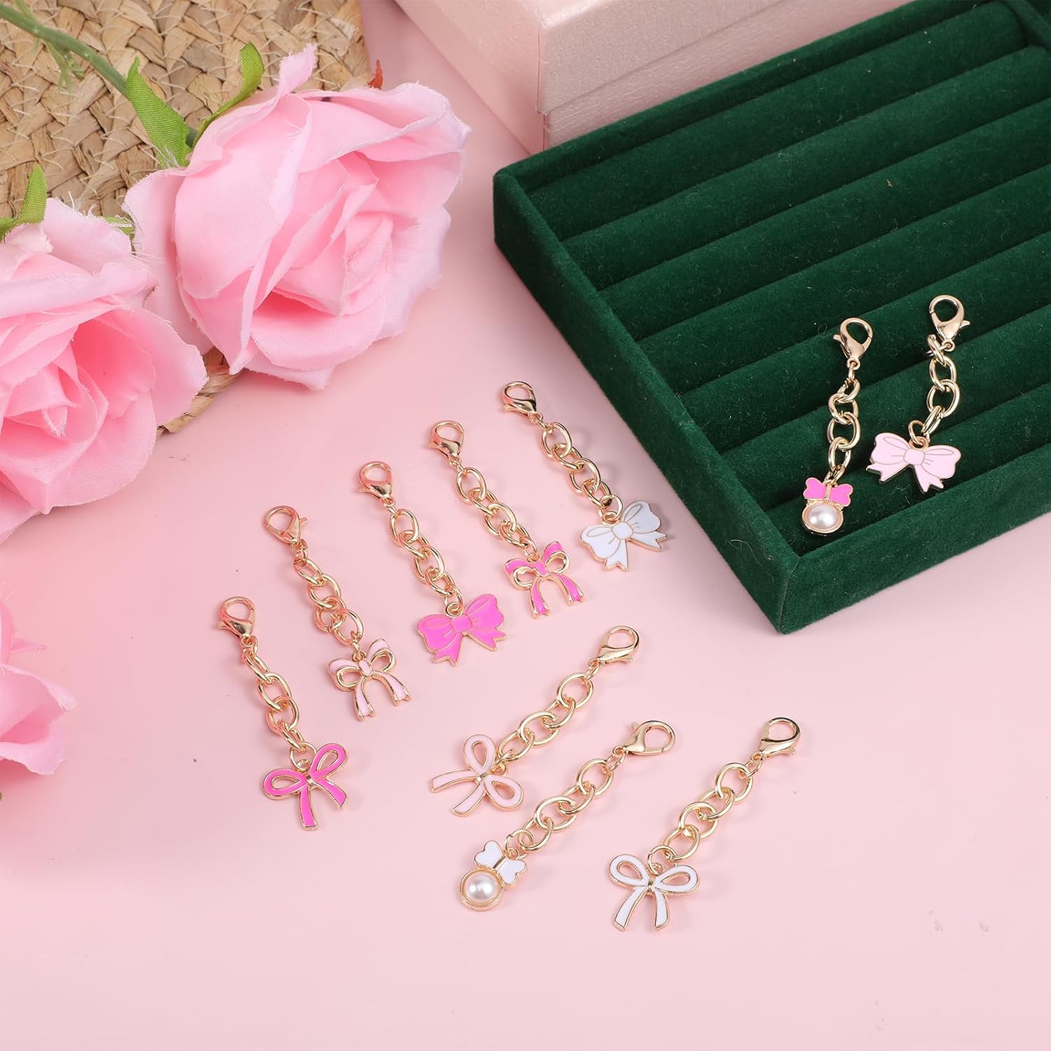 30pcs Bows Keychains Party Favors Cute Bowknot Keys Chains Bows