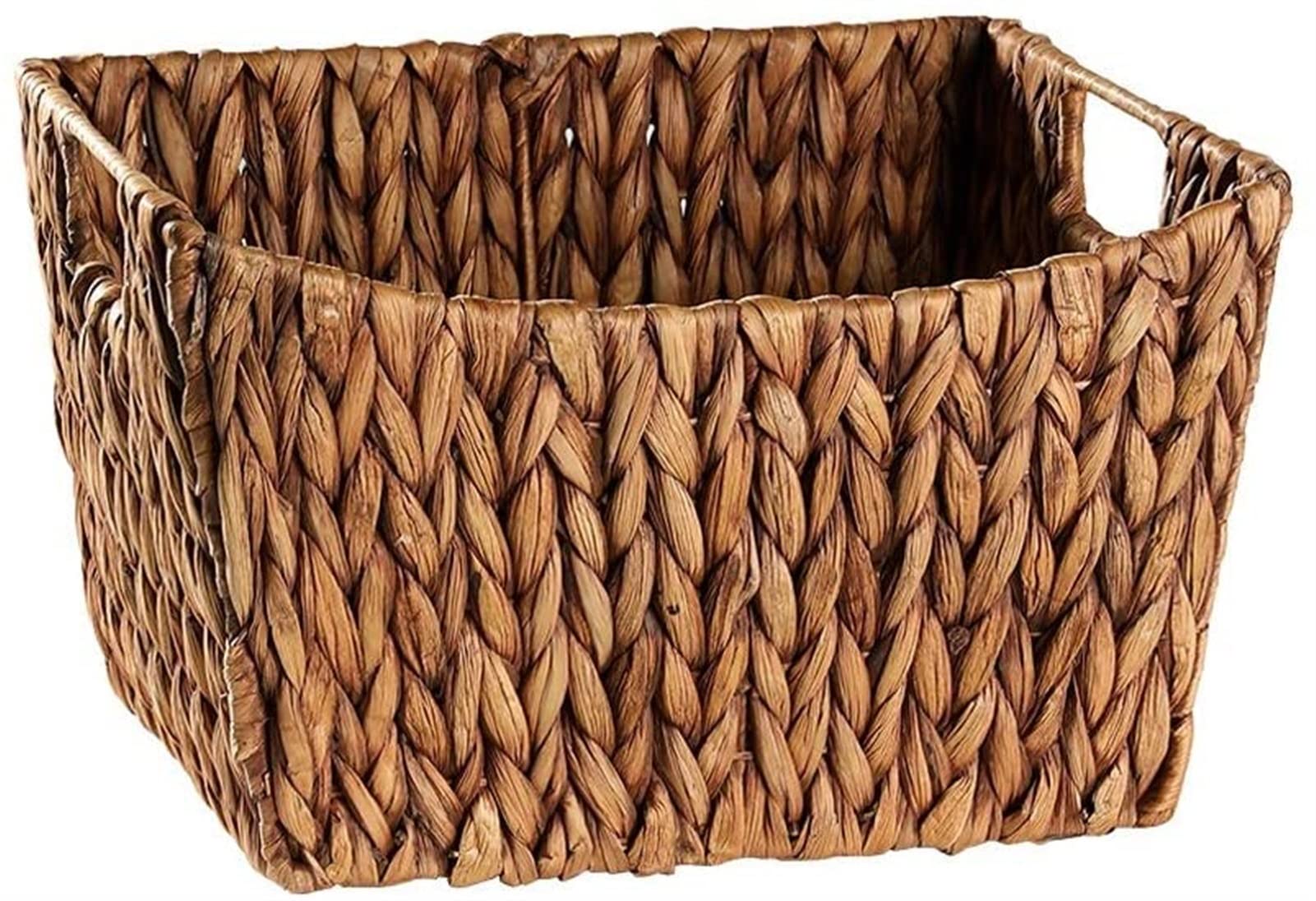 SHAWLA Laundry Baskets, Storage basket Rectangular with Lid Rattan Storage Basket Laundry Hamper Storage Bin Container Organizer Sundries Storage Basket Debris Basket Woven laundry basket