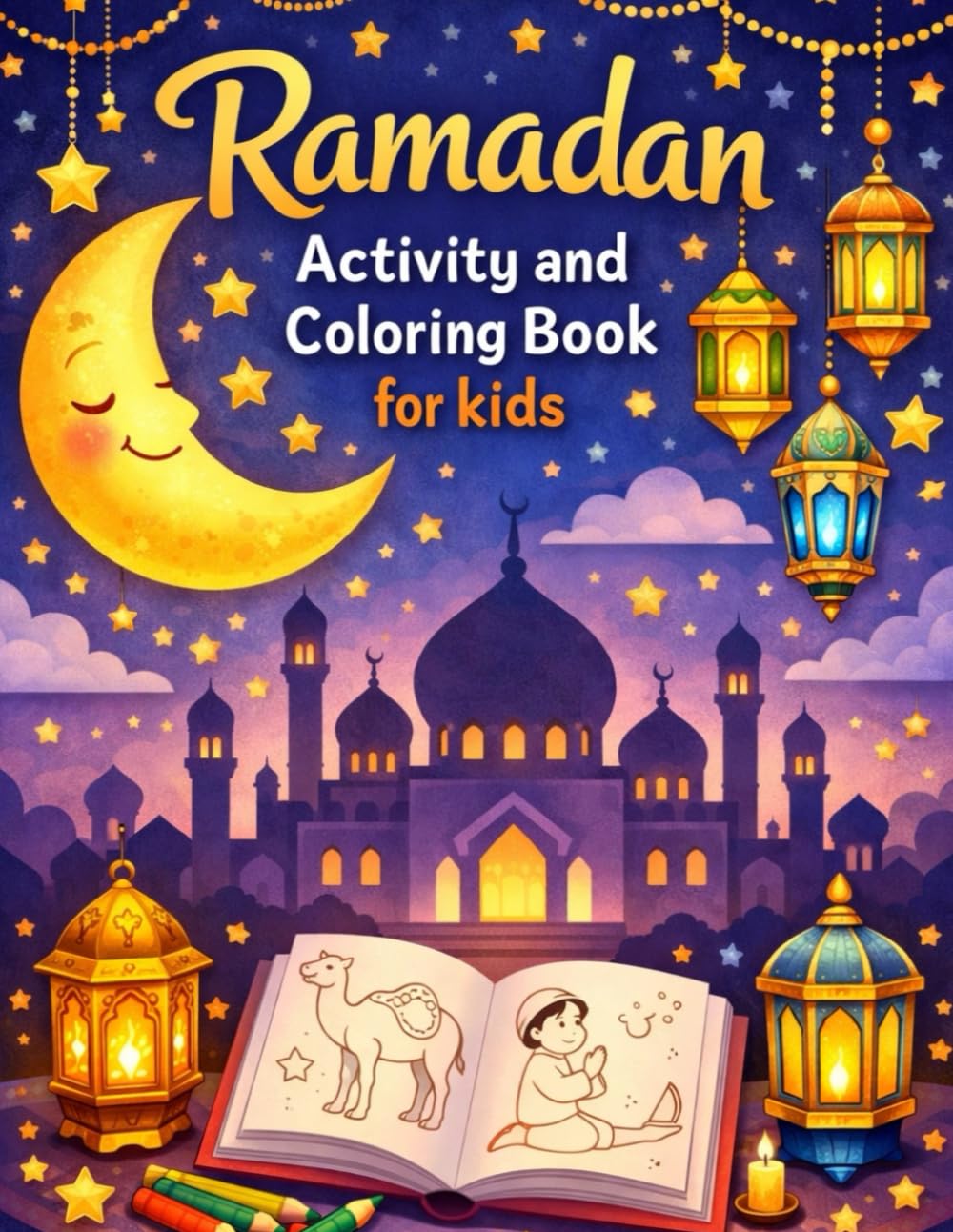 Ramadan Activity and Coloring Book for kids