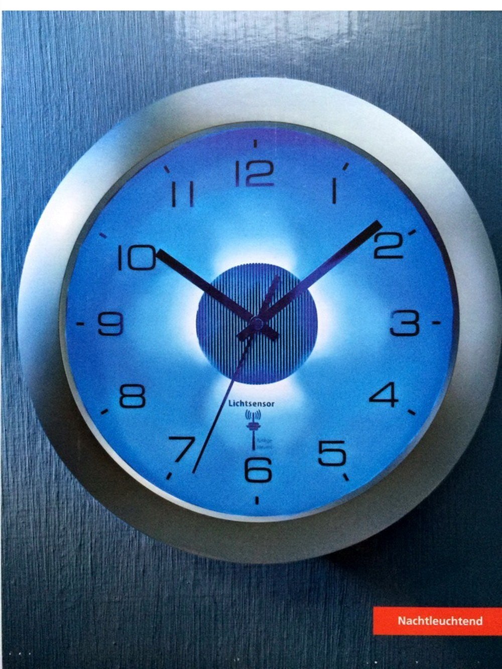 funkuhr mit licht