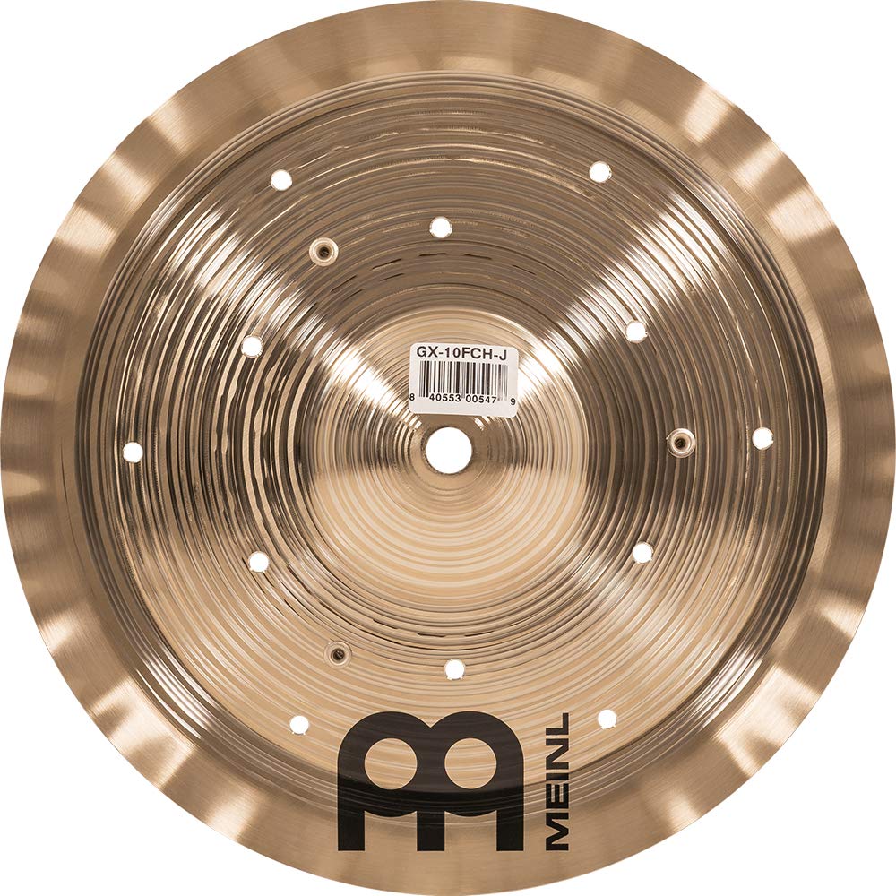 Meinl Cymbals GX-10FCH-J Generation X Thomas Lang Signature - Piatto Jingle Filter China, 10" (25,4 cm), Finitura standard
