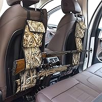 Vista 1 de mydays - Soporte organizador de pistolas para parte trasera de asiento frontal de vehículo para rifles de caza escopetas (color camuflaje)
