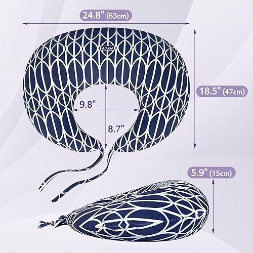 Vista 12 de AOSSA BBL - Almohada brasileña de levantamiento de glúteos después de la cirugía, cojín BBL para sentarse, dormir en cama, conducir dona, cojín