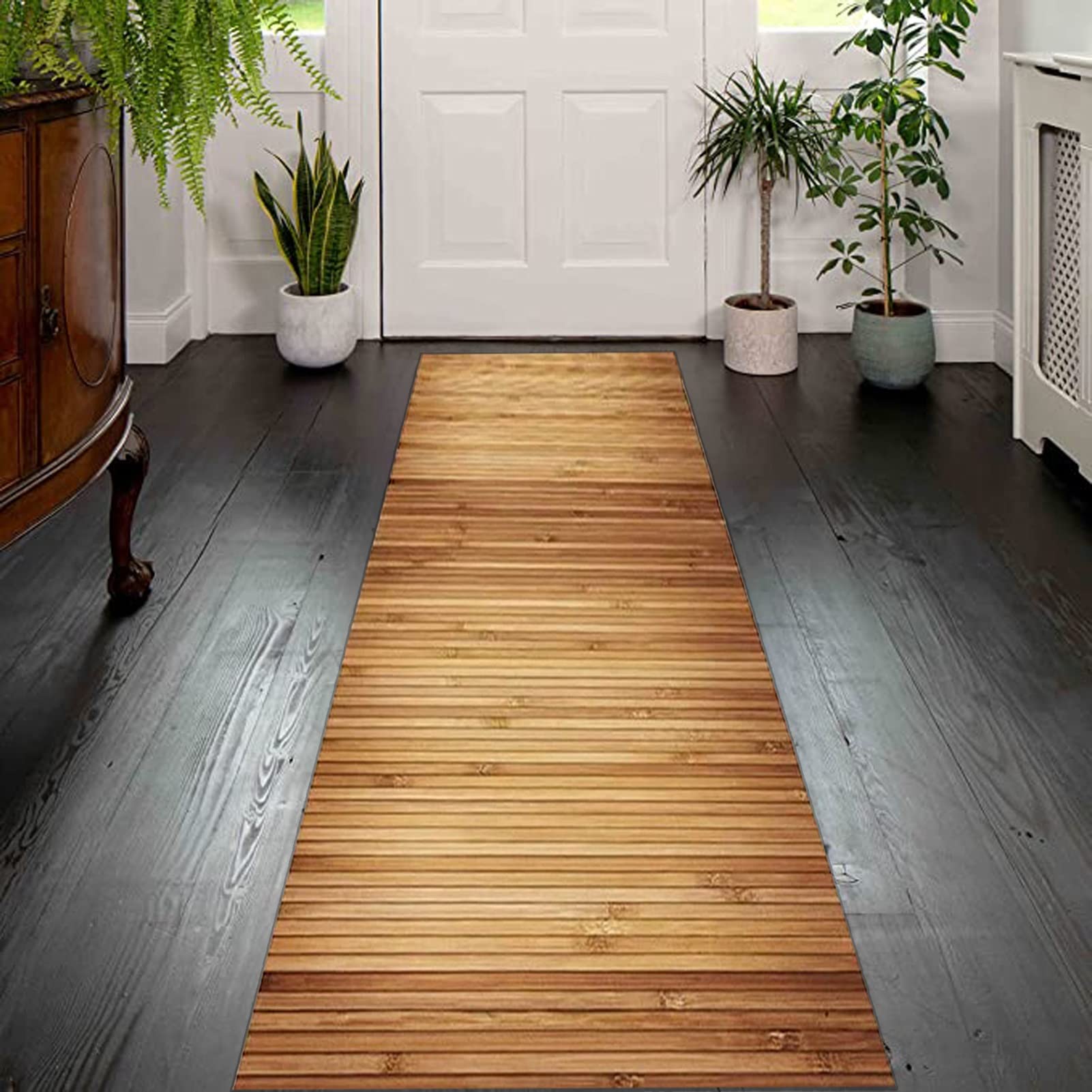 Tapis de passage étroit pour couloir d'entrée long de 5 mètres style moderne