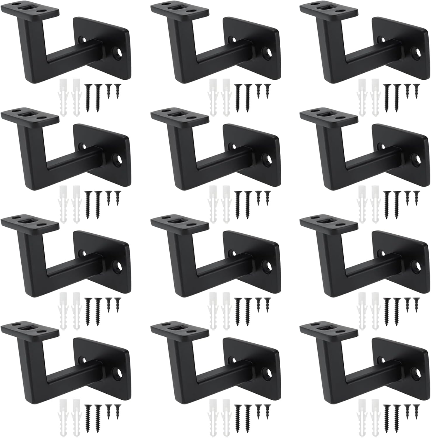 RealPlus Handrail Brackets 2pcs Heavy Duty Steel Swivel Hand Rail Brackets For Staircase Stair - View #8