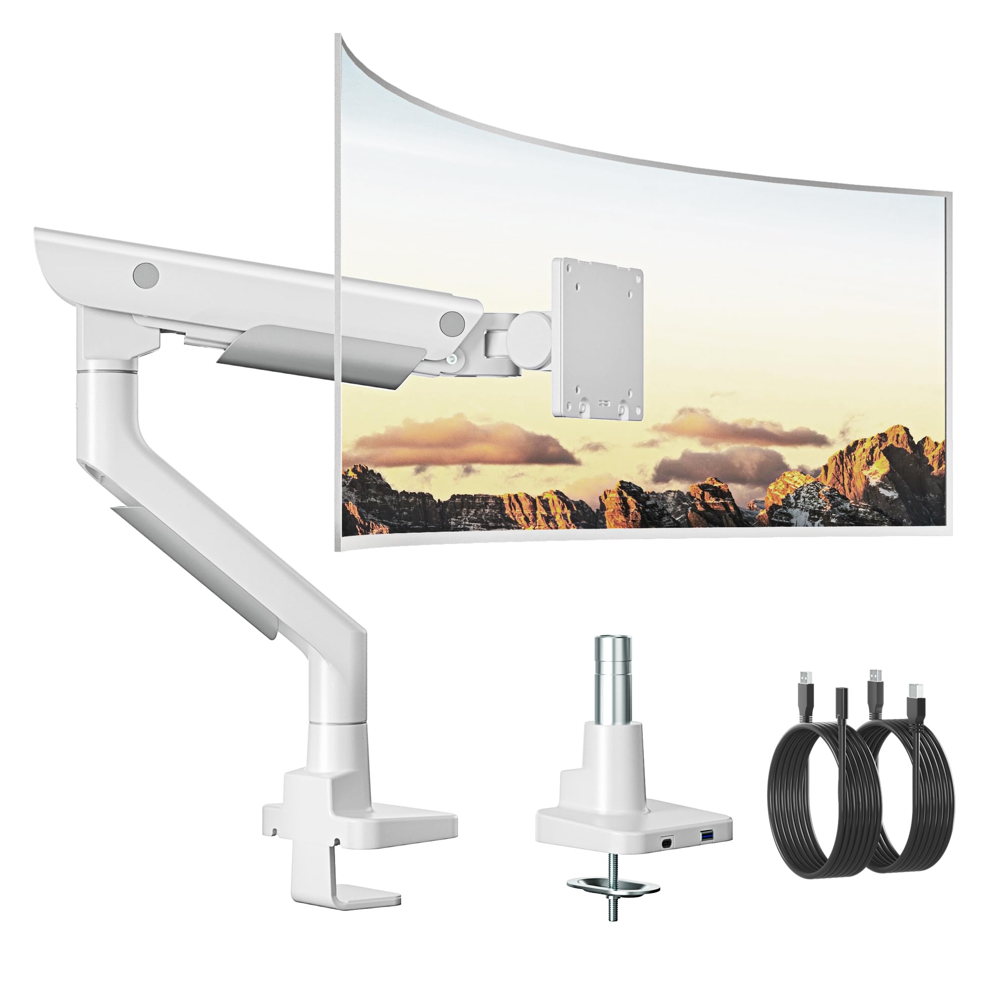 Amazon.com: monTEK Sleek Aluminum Monitor Arm for 17–57” Ultrawide