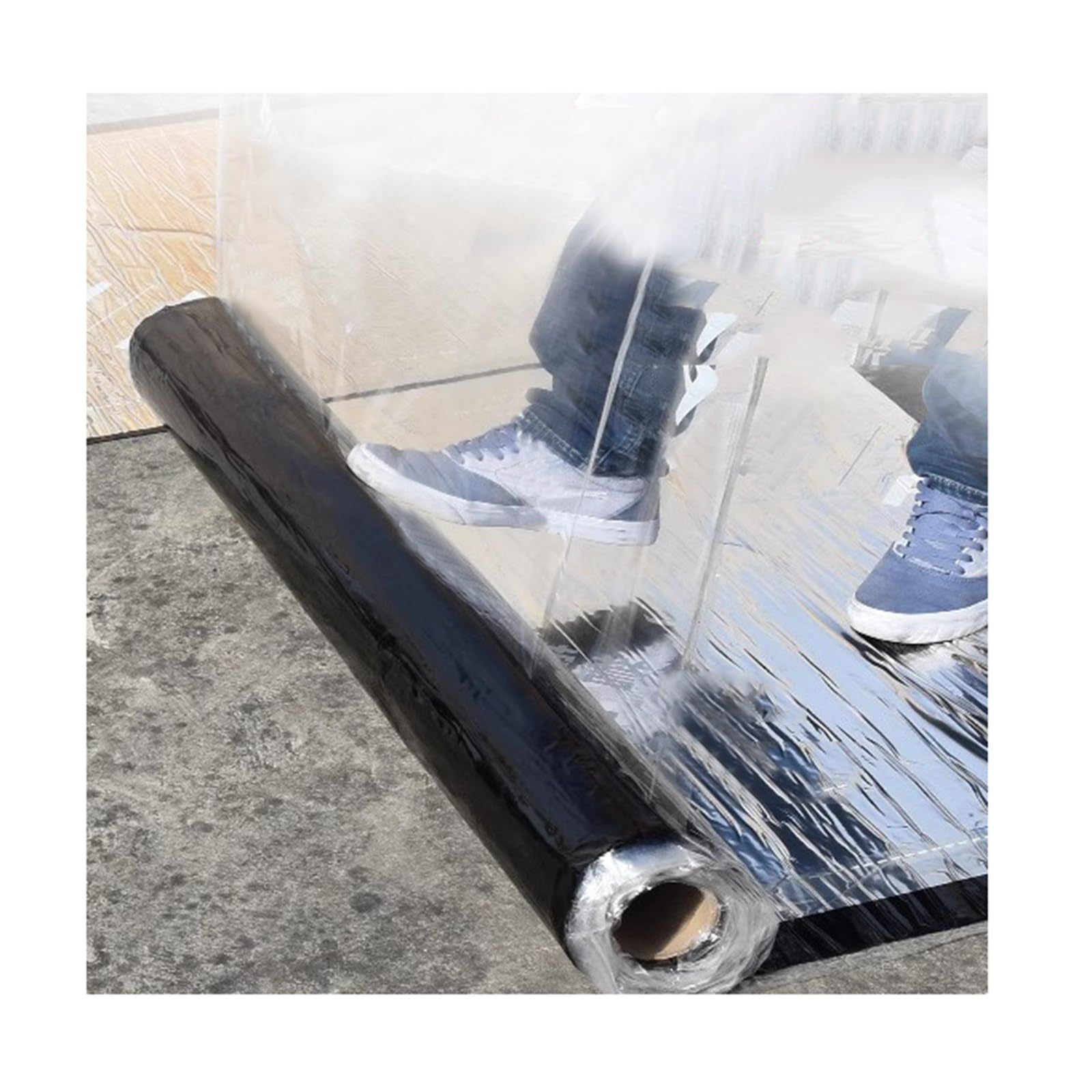 Rollo de contrapiso para techos con sellador autorreparable, protección impermeable para fugas y aplicaciones al aire libre