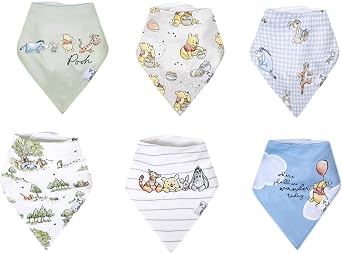 Copper Pearl Baby Bibs 4 Pack, Bandana Drool Bibs for Baby Girl & Boy, Soft Cotton Bibs for Drooling and Teething