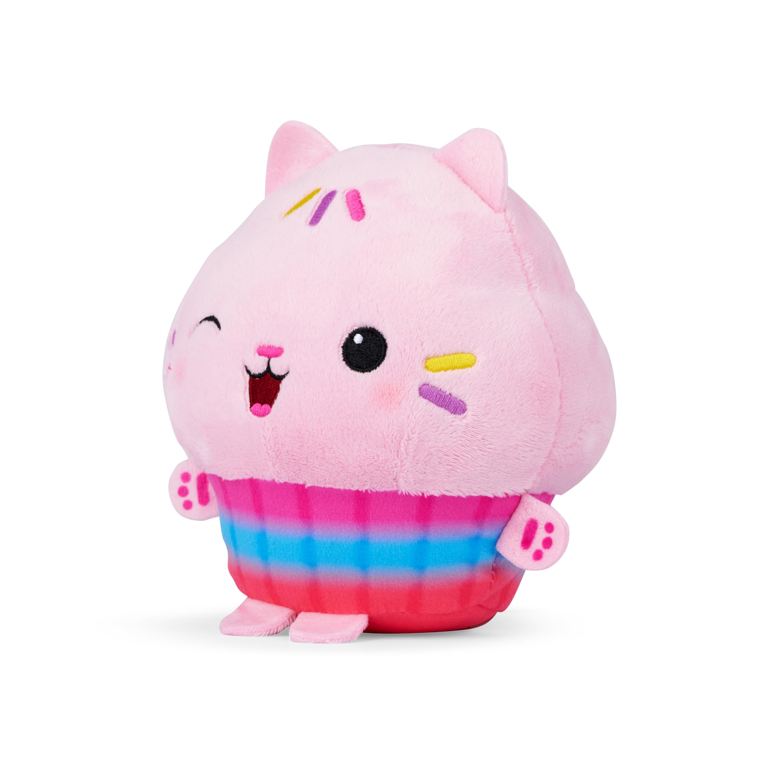 Schmidt Spiele 42800 Gabby's Dollhouse, Cakey-Expression, Pink Cakey, 17,5 cm Plüschfigur - Amazon Exklusive - 3