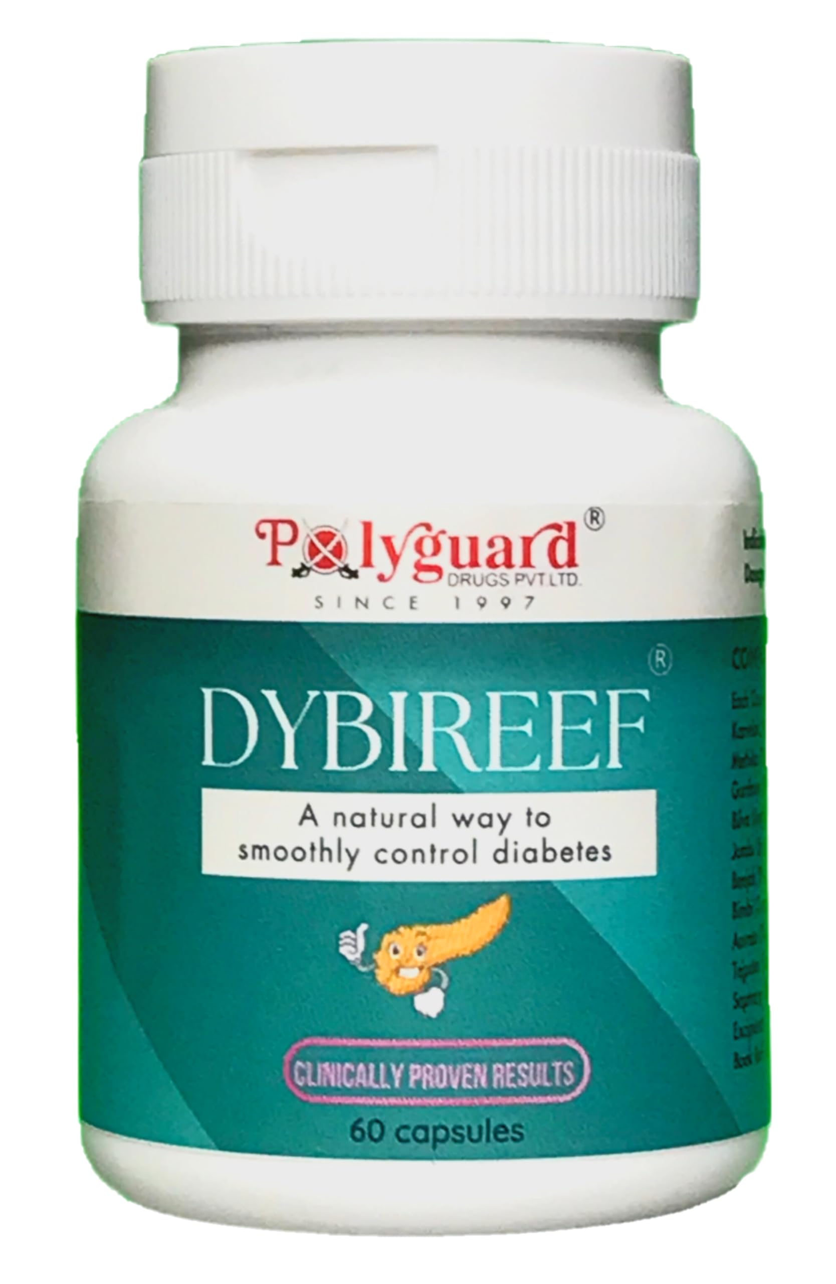 Dybireef (60 capsules) | Ayurvedic way | Helps to reverse diabetes naturally | Total natural herbal extract formulation (B0D4F7PSFZ) Amazon Price History, Amazon Price Tracker